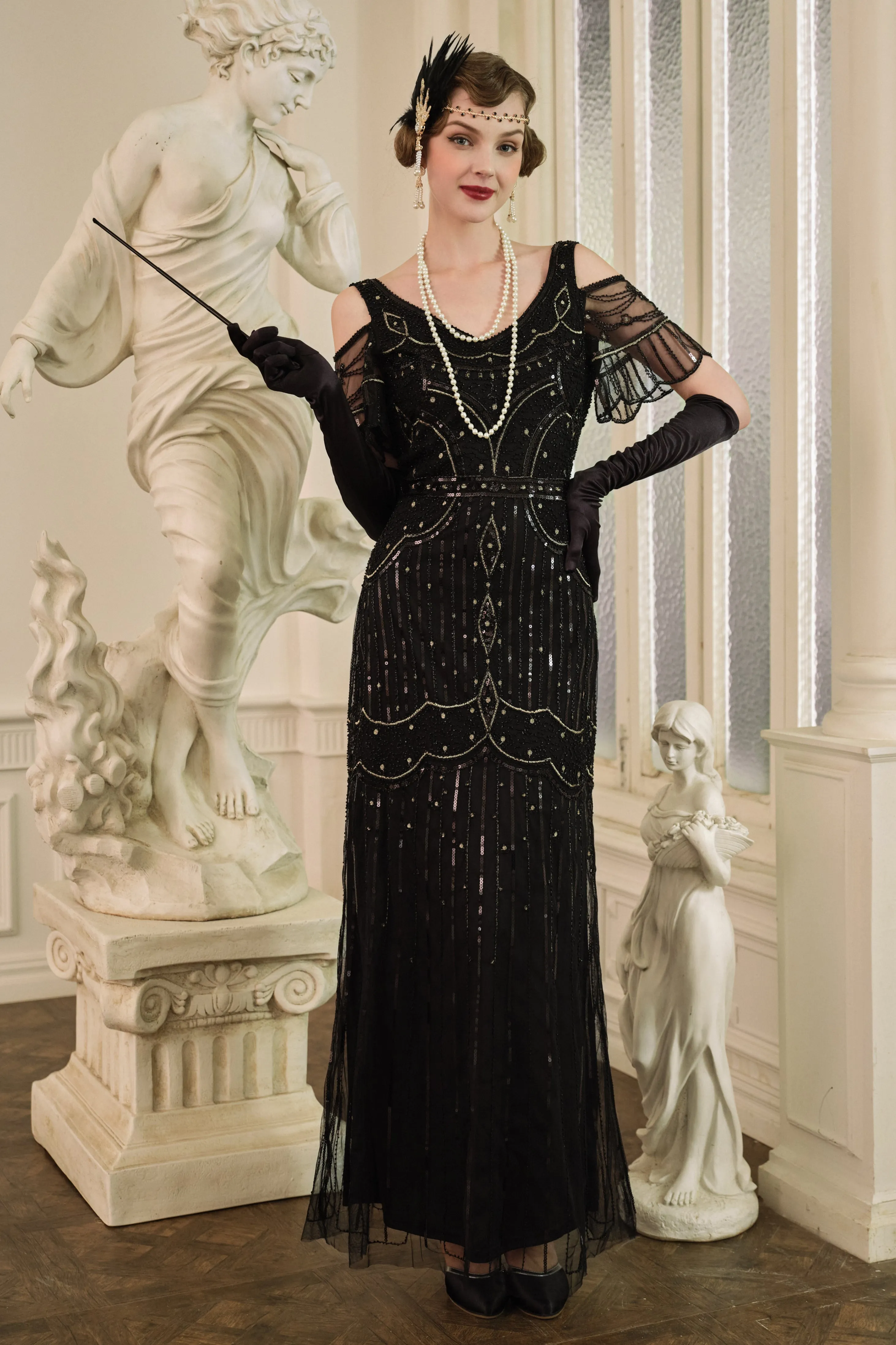 Off Shoulder Cutout Mermaid Prom Dress sold by BABEYOND product image thumbnail 4