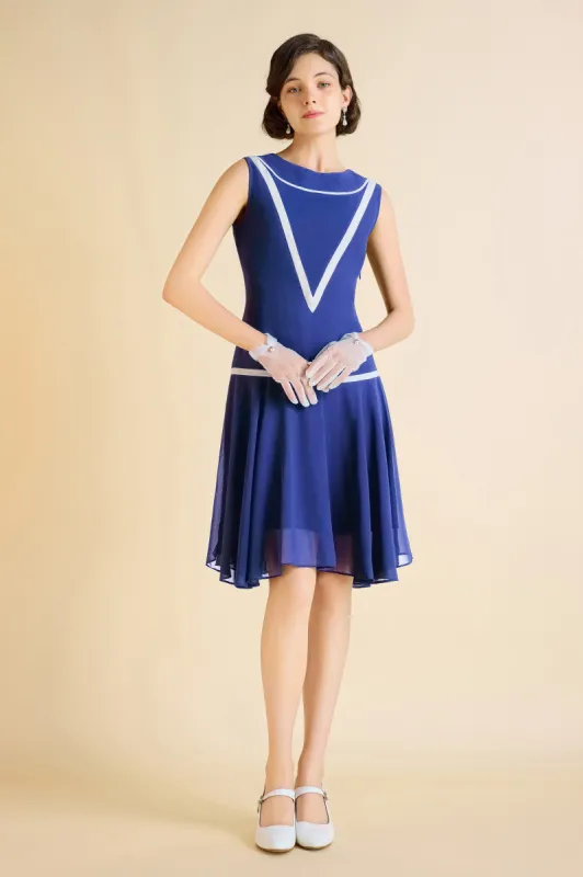 1920s Classic Sleeveless Casual Dress sold by BABEYOND