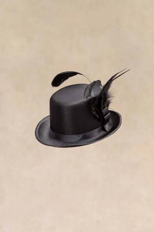 Mini Top Hat Feather Fascinator sold by BABEYOND
