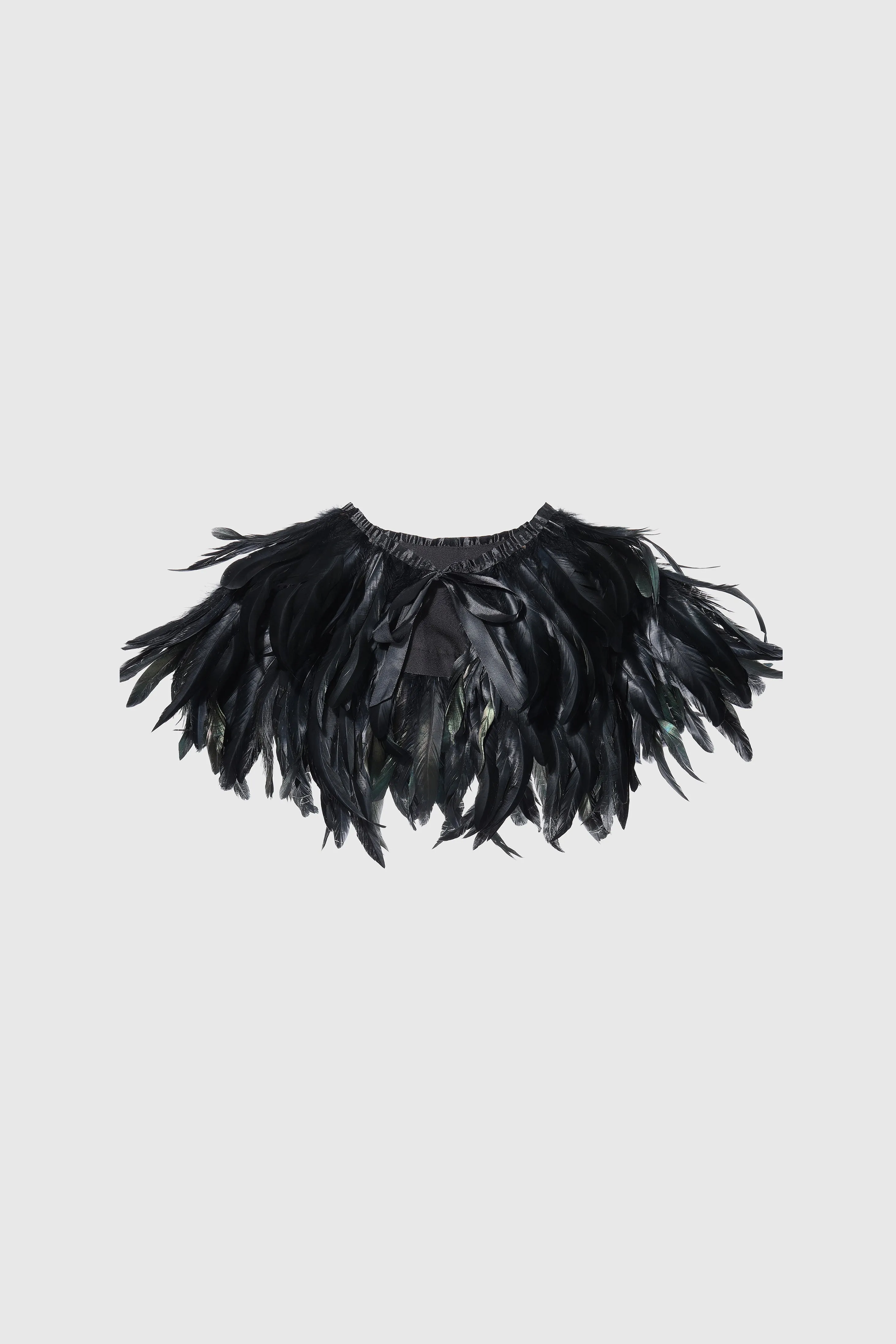 Elegant 1920s Feather Shrug Wrap sold by BABEYOND