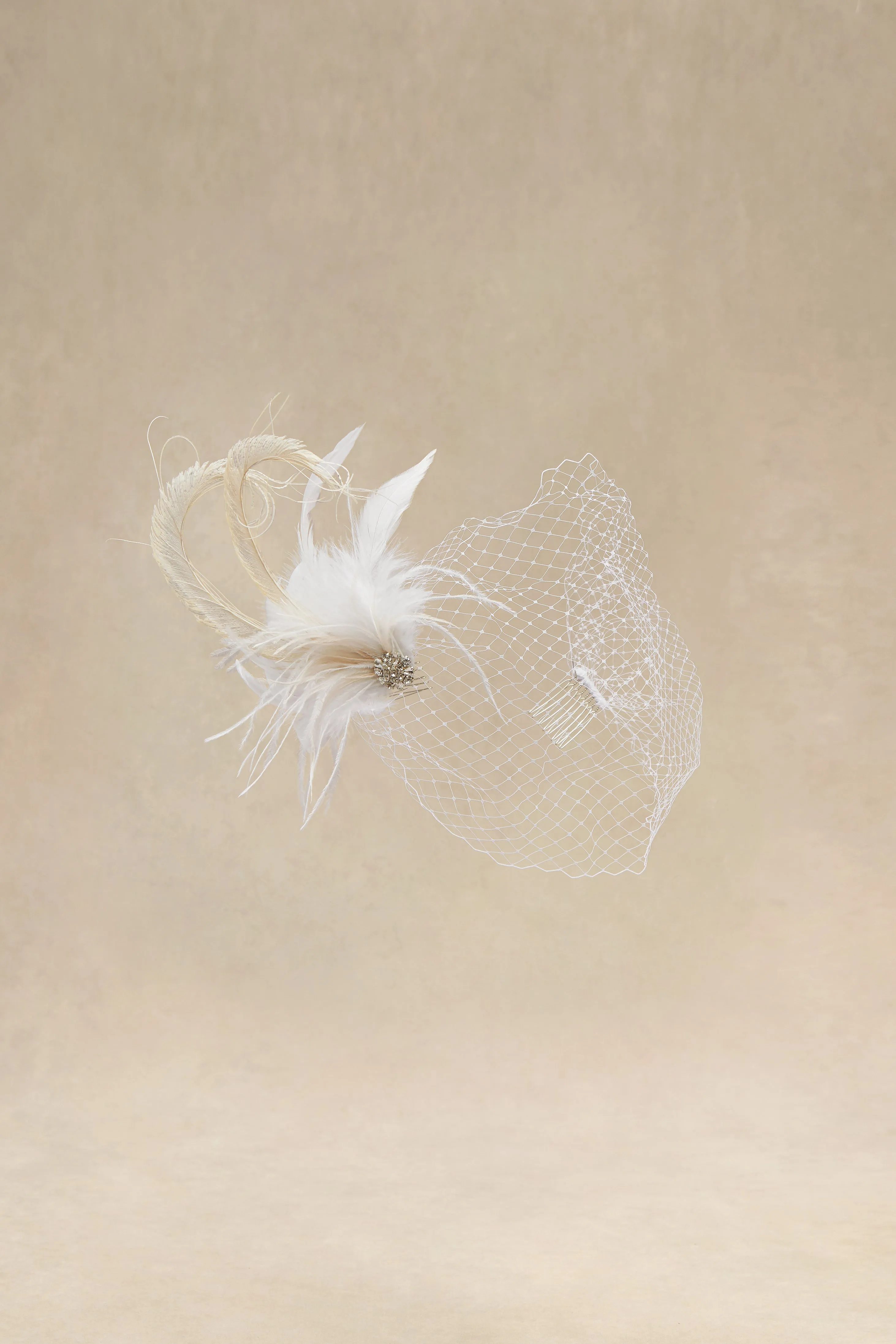 Vintage Peacock Tea Party Fascinator sold by BABEYOND product image thumbnail 5