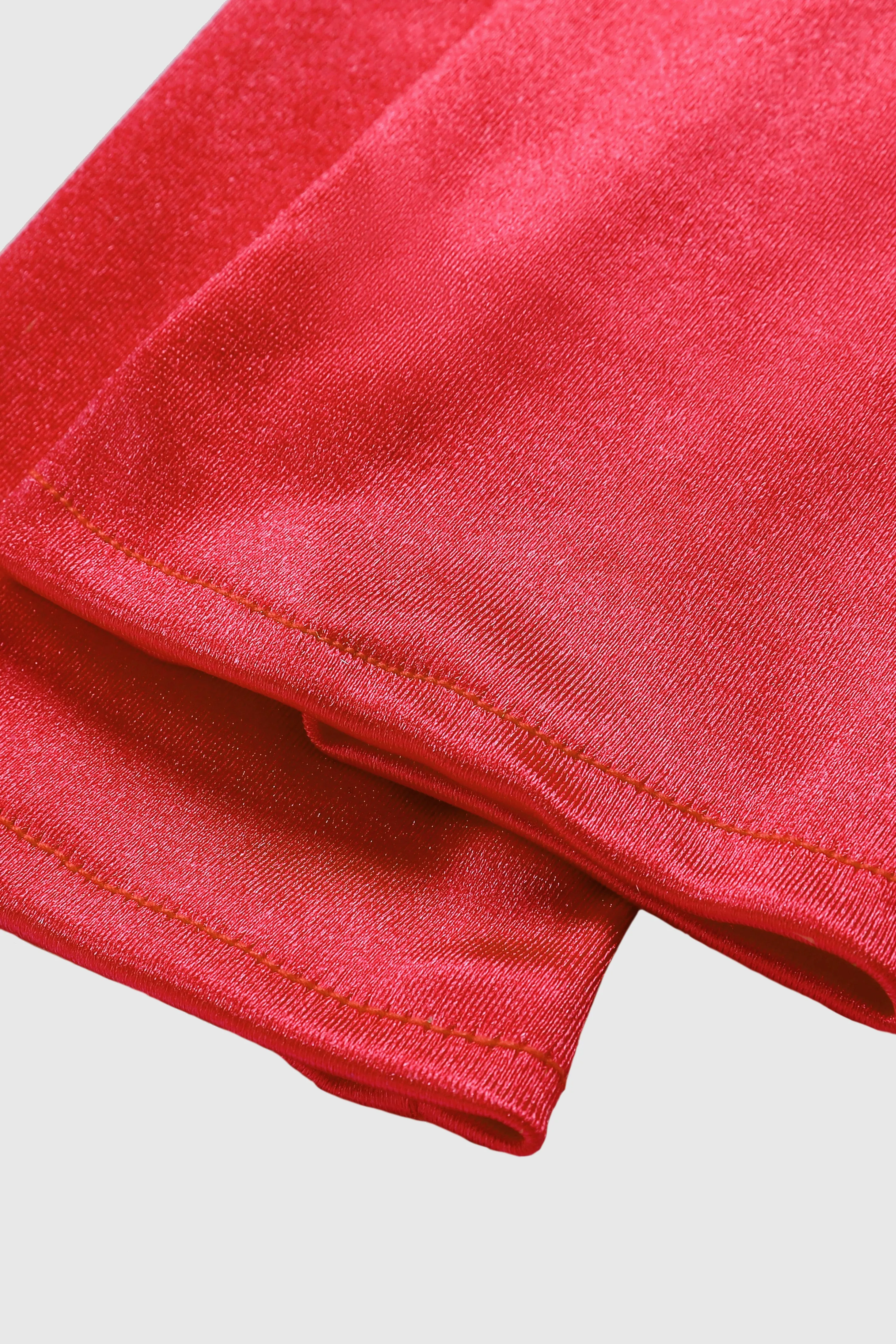 Short Satin Wrist Length Gloves sold by BABEYOND product image thumbnail 2