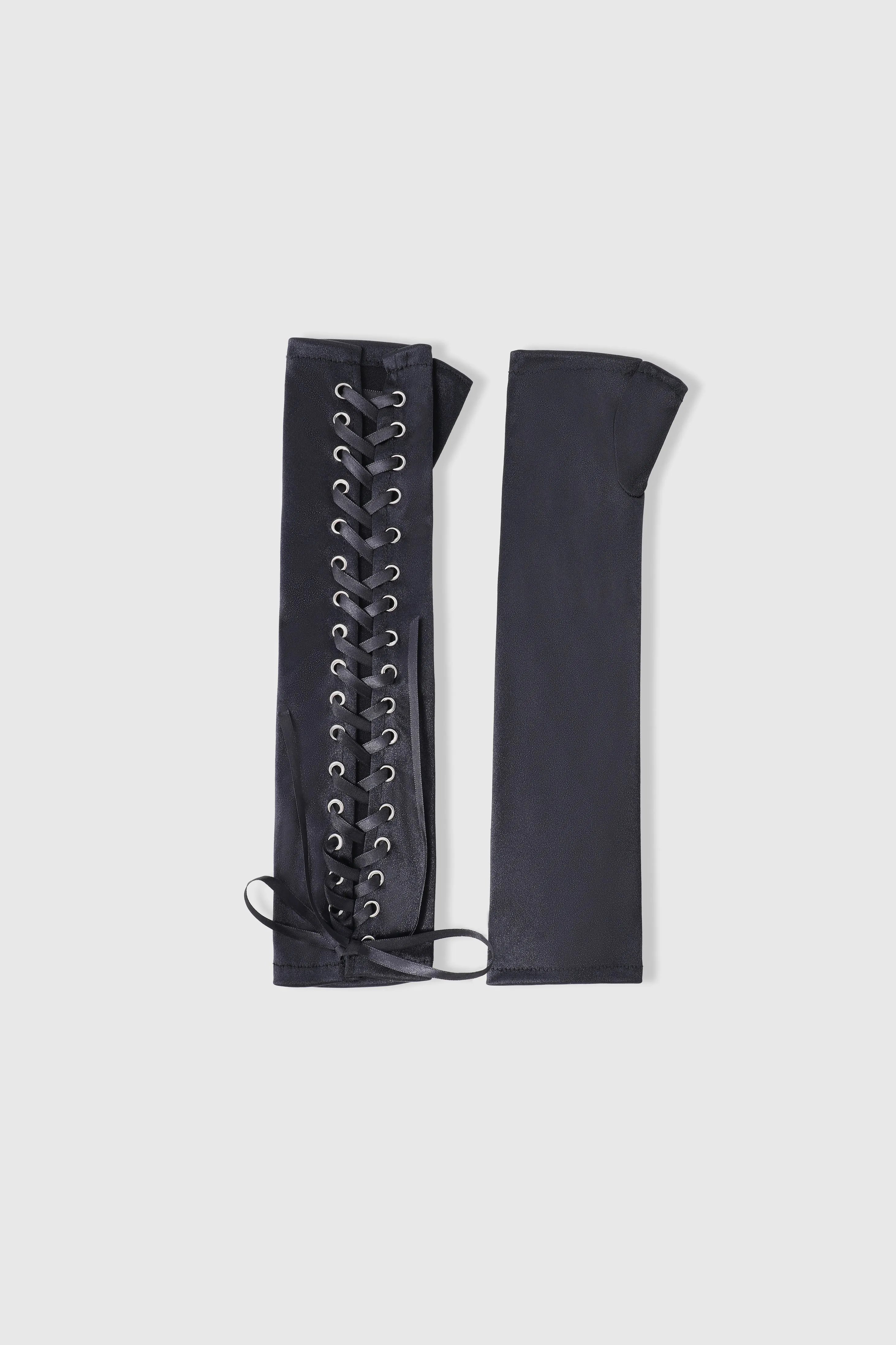 Vintage Lace Up Fingerless Gloves sold by BABEYOND