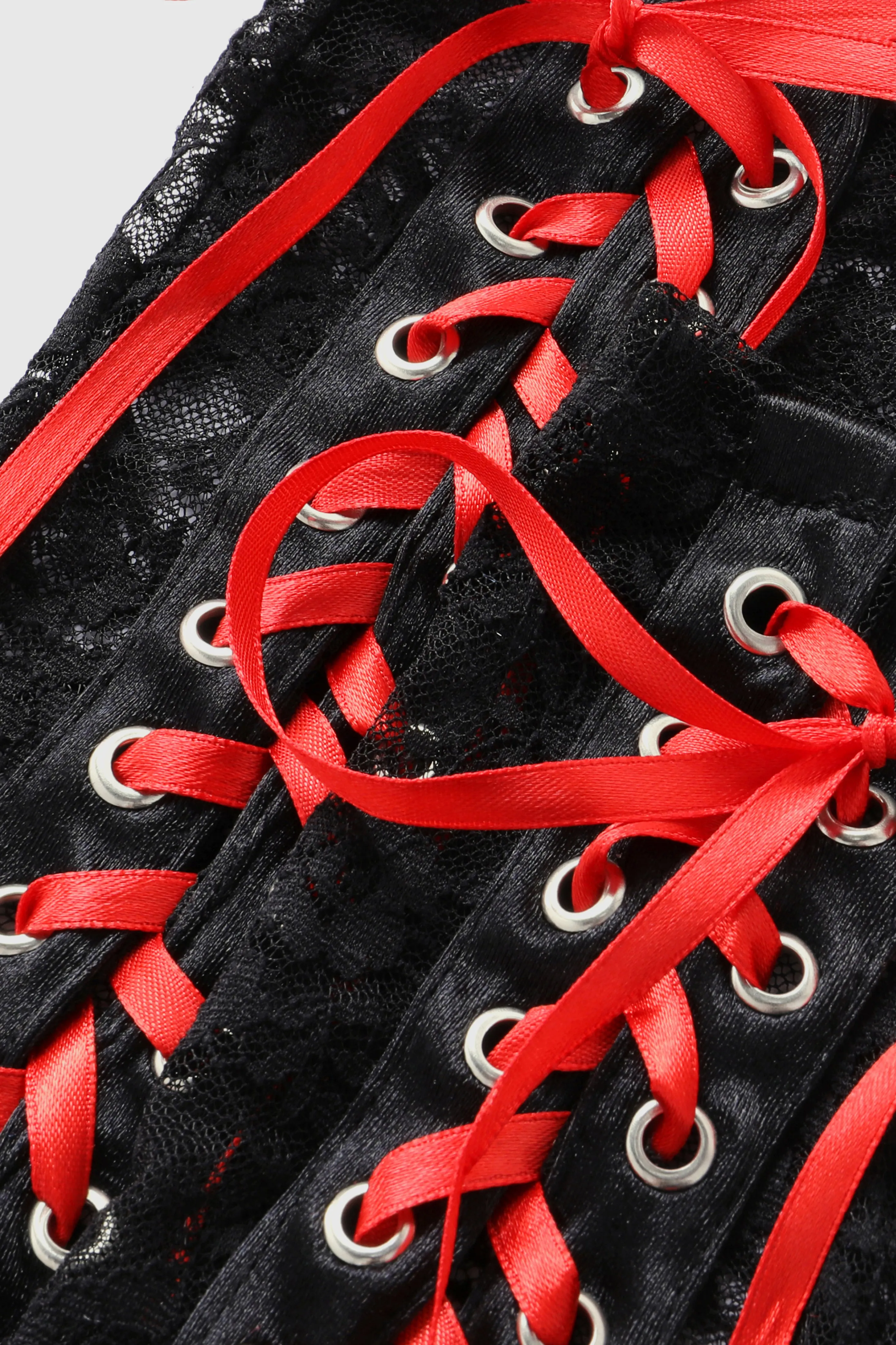 Vintage Lace Up Fingerless Gloves sold by BABEYOND product image thumbnail 5