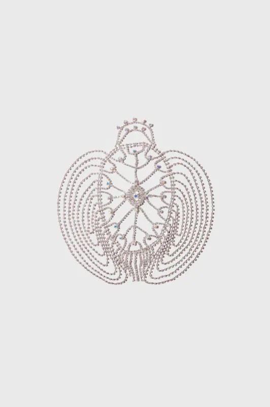 1920s Rhinestone Chain Cage Headpiece sold by BABEYOND