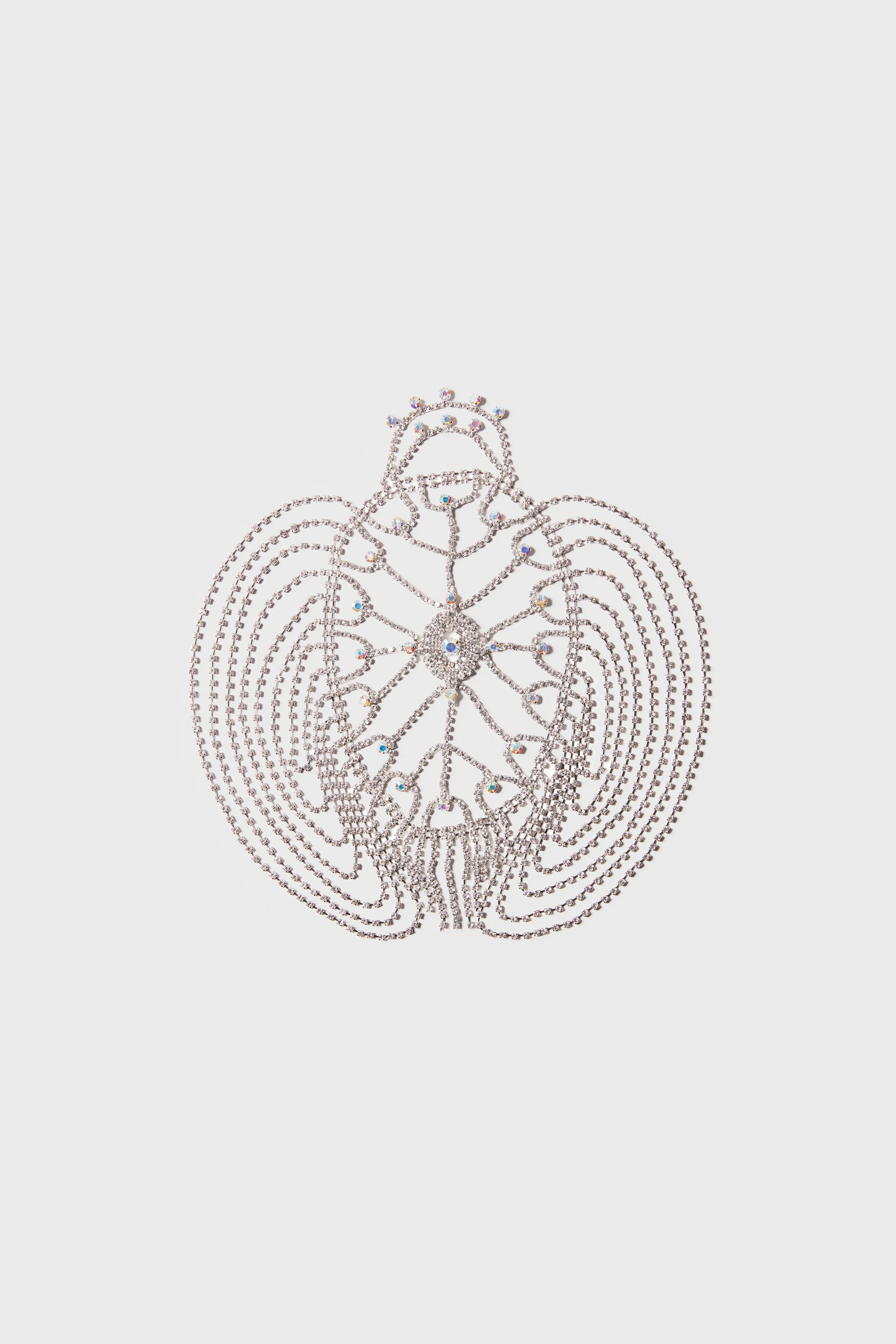 1920s Rhinestone Chain Cage Headpiece sold by BABEYOND