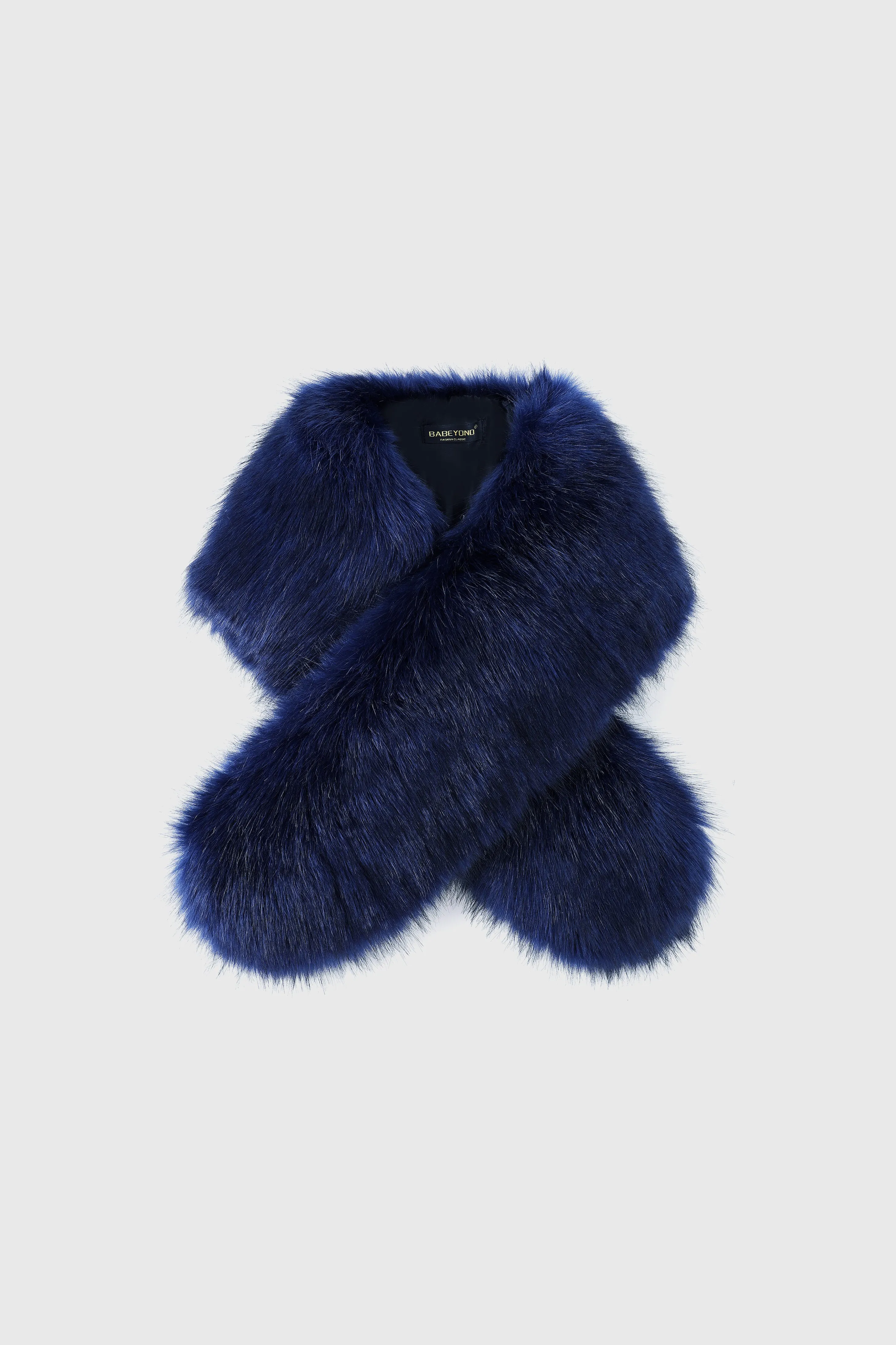 Elegant Faux Fur Shoulder Collar Scarf sold by BABEYOND