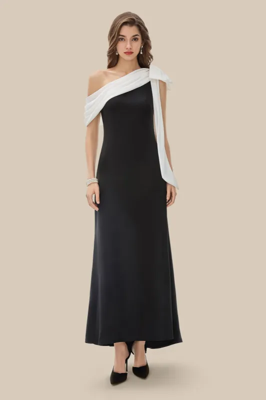 Modern Glamour Off-Shoulder Evening Gown sold by BABEYOND