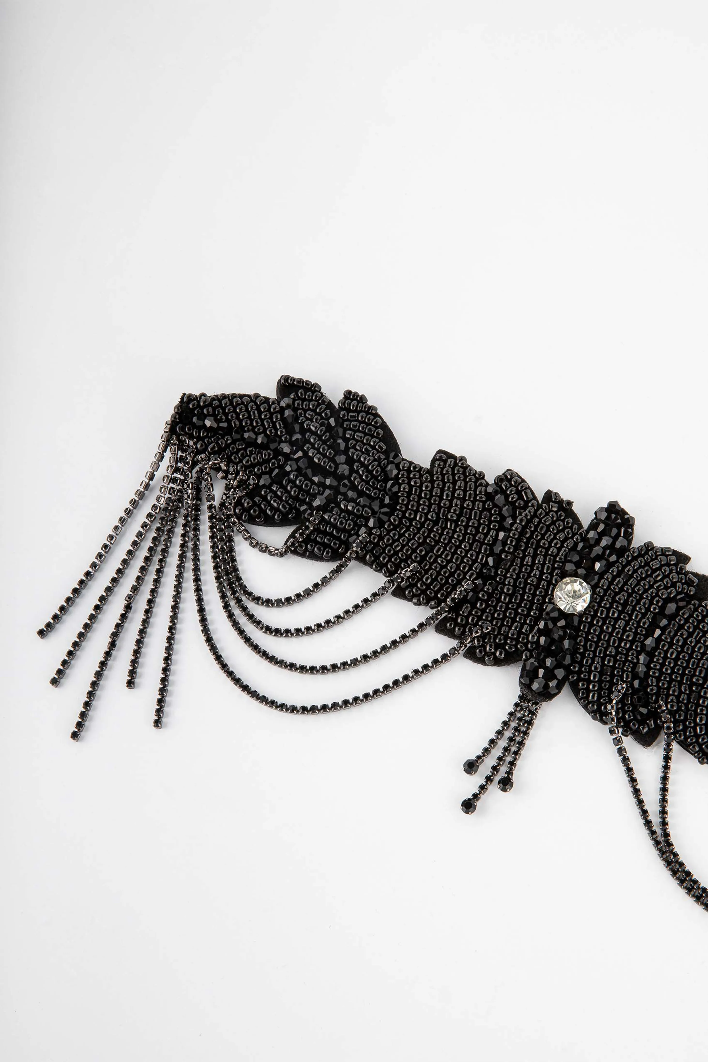 Vintage Rhinestone Chain Headband sold by BABEYOND product image thumbnail 2