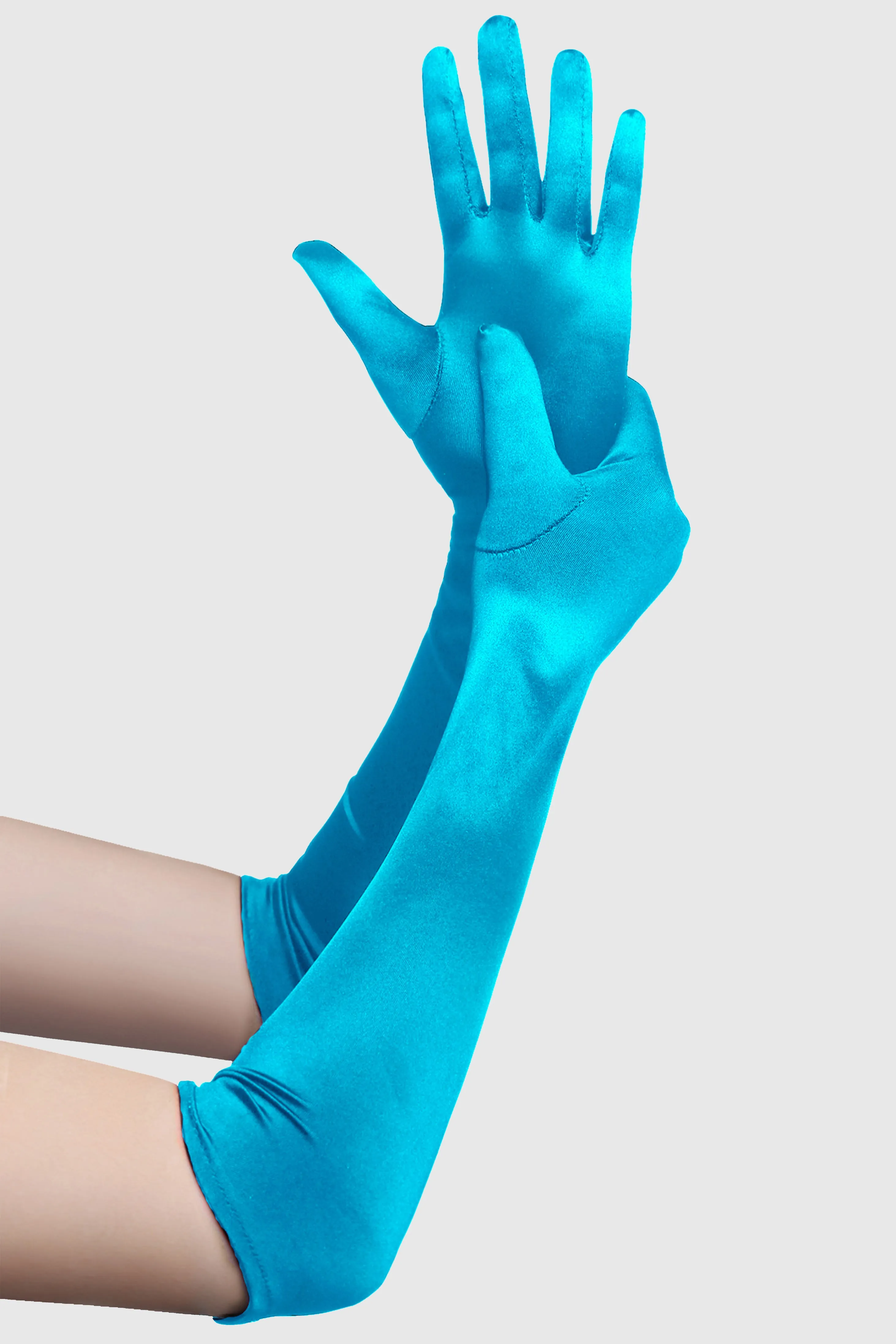 21.6" Long Stretch Satin Flapper Gloves sold by BABEYOND