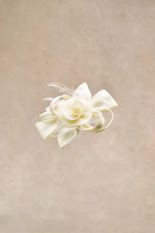 Delicate Ribbon Bow Floral Fascinator sold by BABEYOND