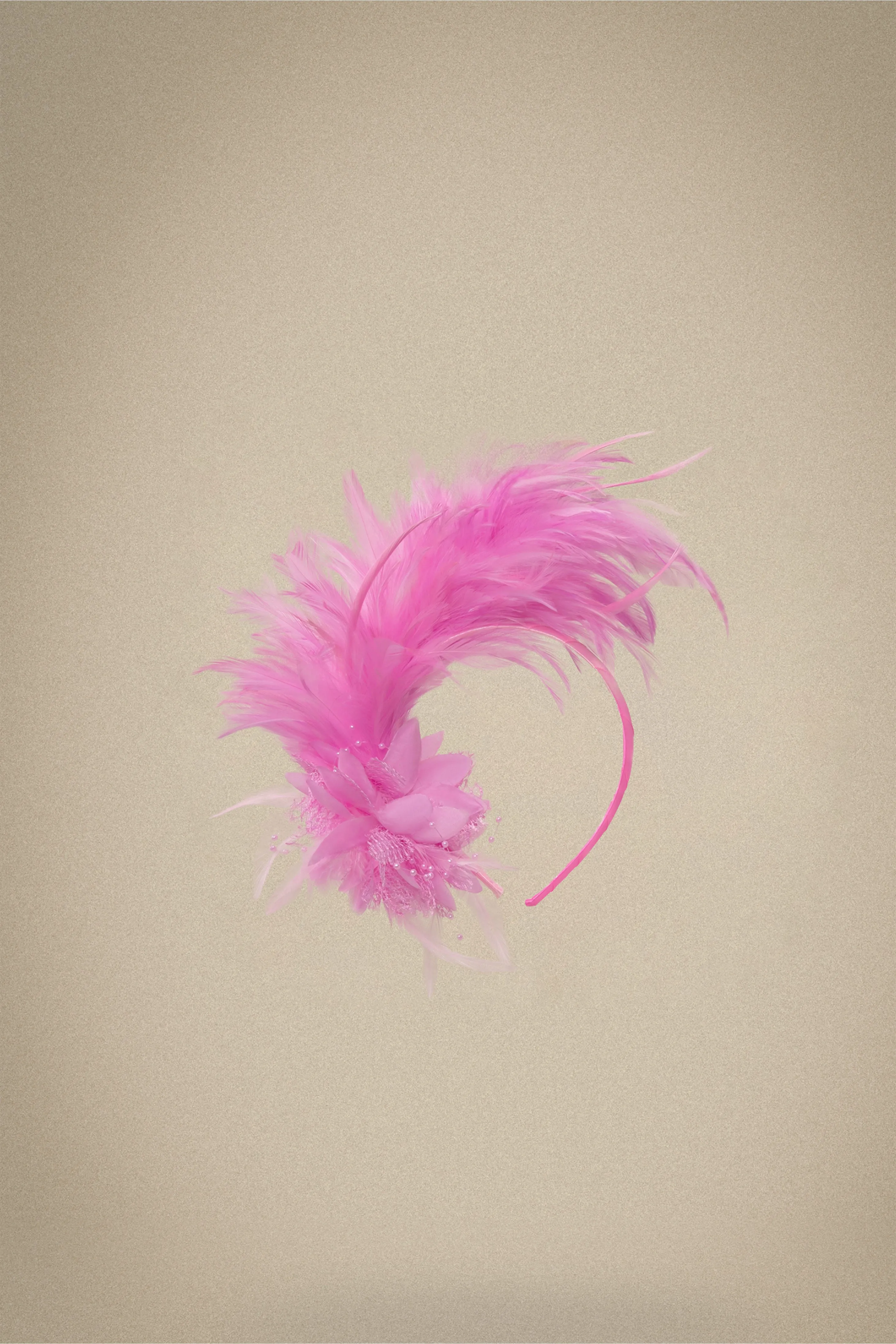 Feather Flower Headband Fascinator sold by BABEYOND product image thumbnail 3