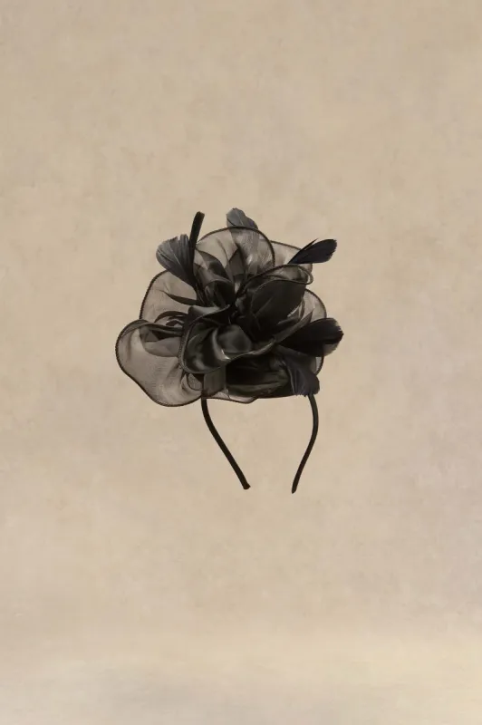 Floral Feather Tea Party Fascinator sold by BABEYOND