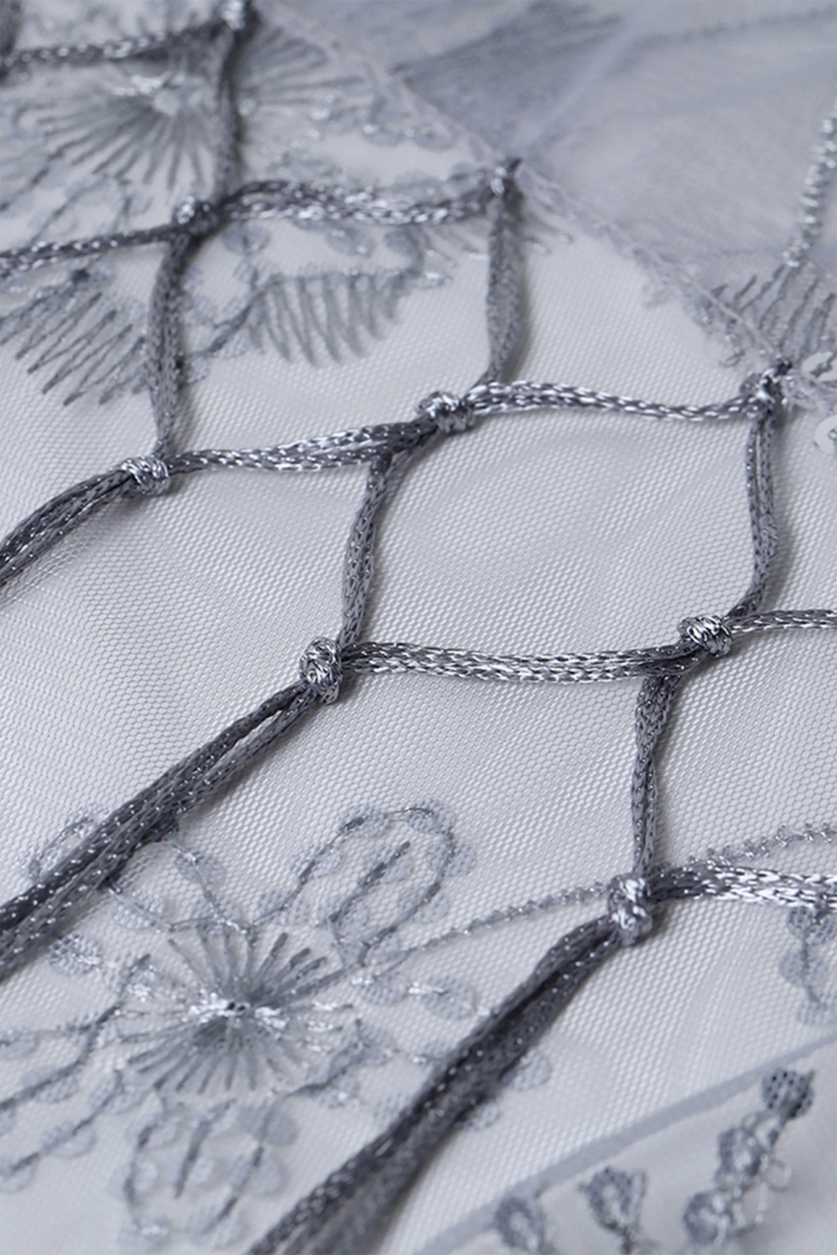 1920s Beaded Sequin Scalloped Shawl sold by BABEYOND product image thumbnail 2