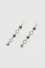 Vintage Two Tone Crystal Pearl Earrings sold by BABEYOND