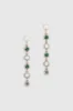 Vintage Two Tone Crystal Pearl Earrings sold by BABEYOND