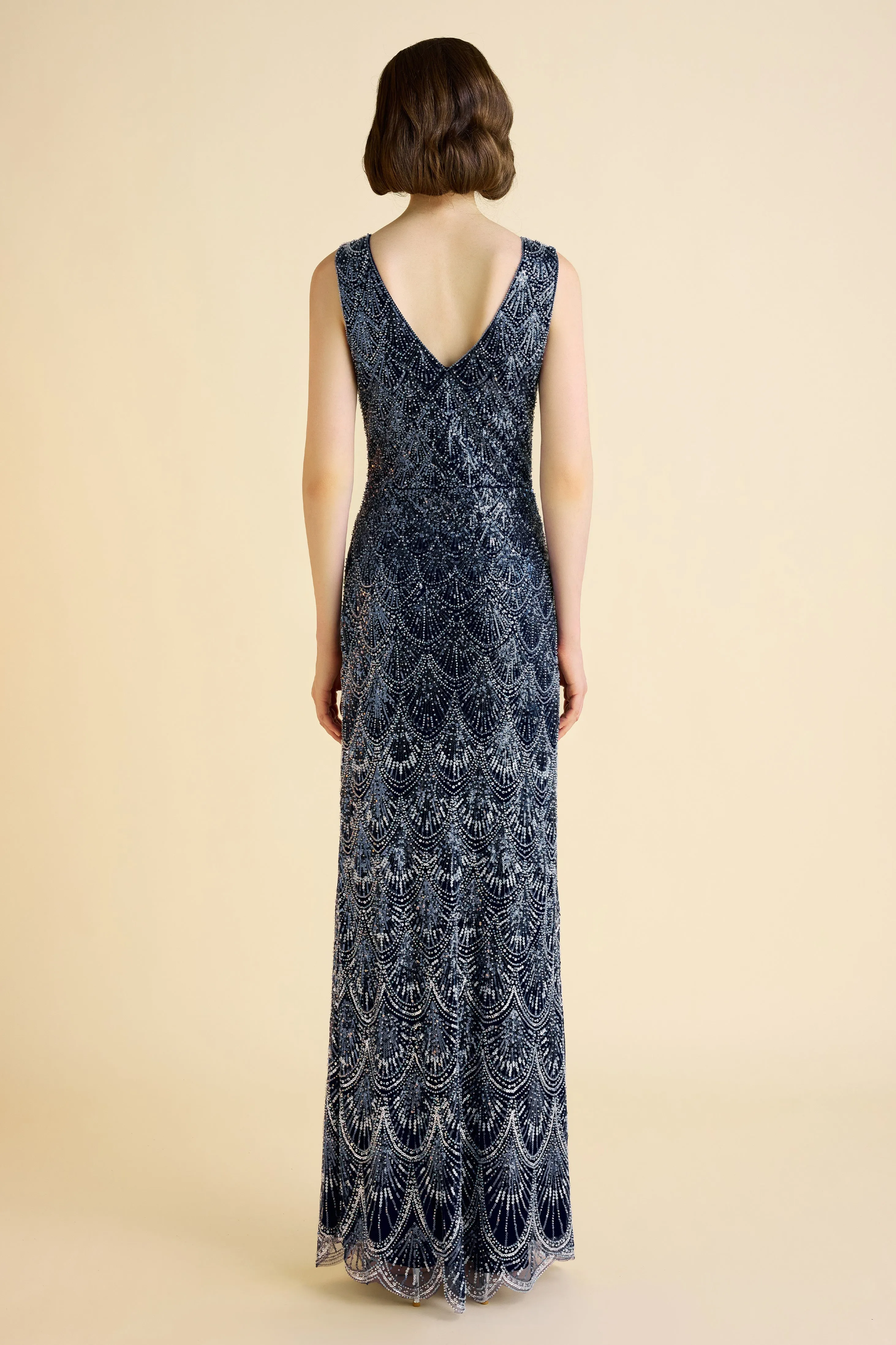 Sparkling Beaded Mermaid Evening Gown sold by BABEYOND product image thumbnail 4