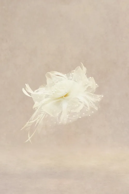 Retro Polka Dot Veil Derby Fascinator sold by BABEYOND