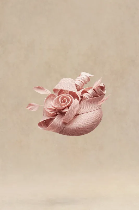 Lofty Pillbox Rose Fascinator sold by BABEYOND