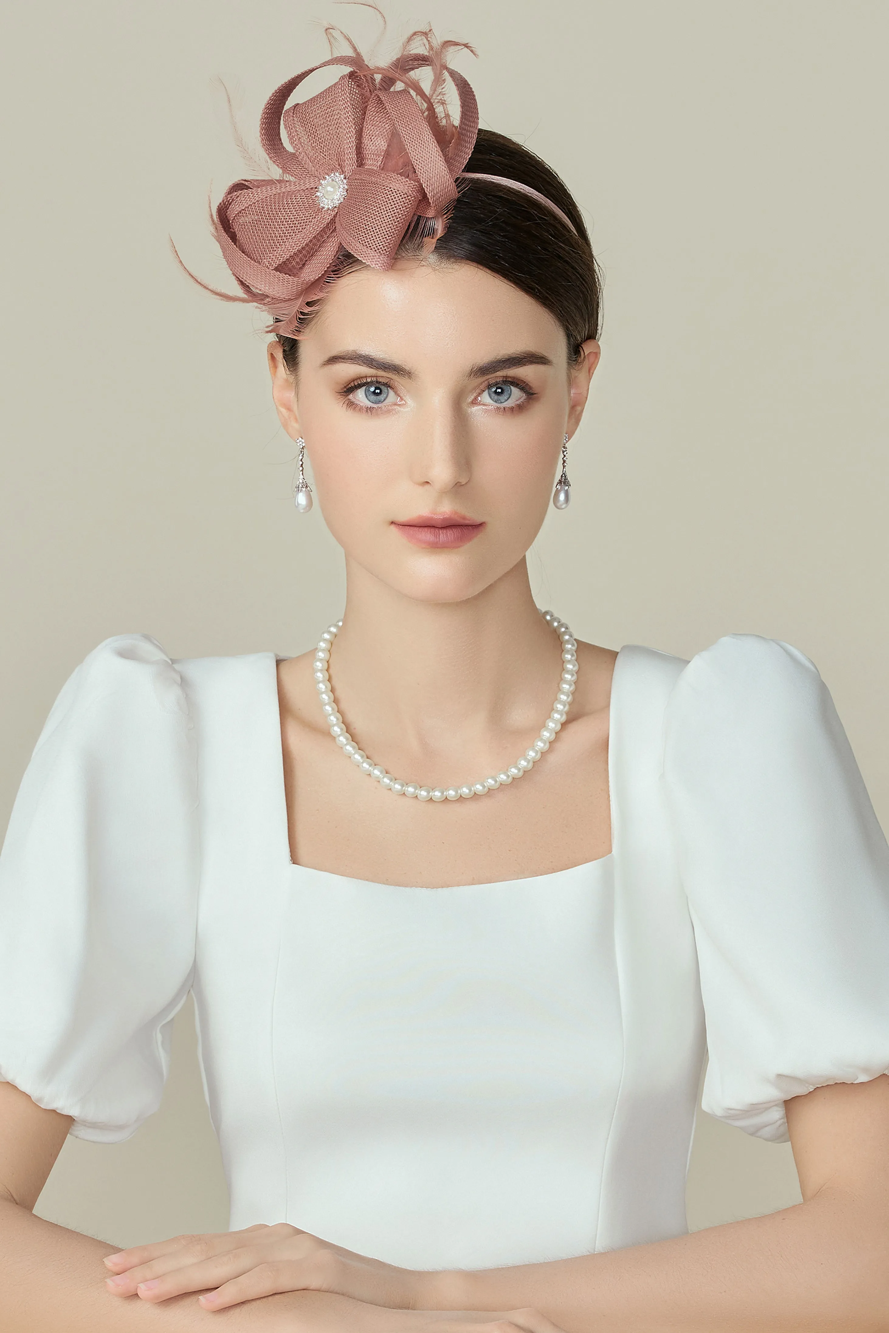 Graceful Tea Party Derby Fascinator sold by BABEYOND product image thumbnail 2