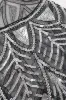 1920s Beaded Sequin Leaf Shawl sold by BABEYOND