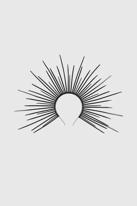 Sunburst Spiked Goddess Halo Headband sold by BABEYOND