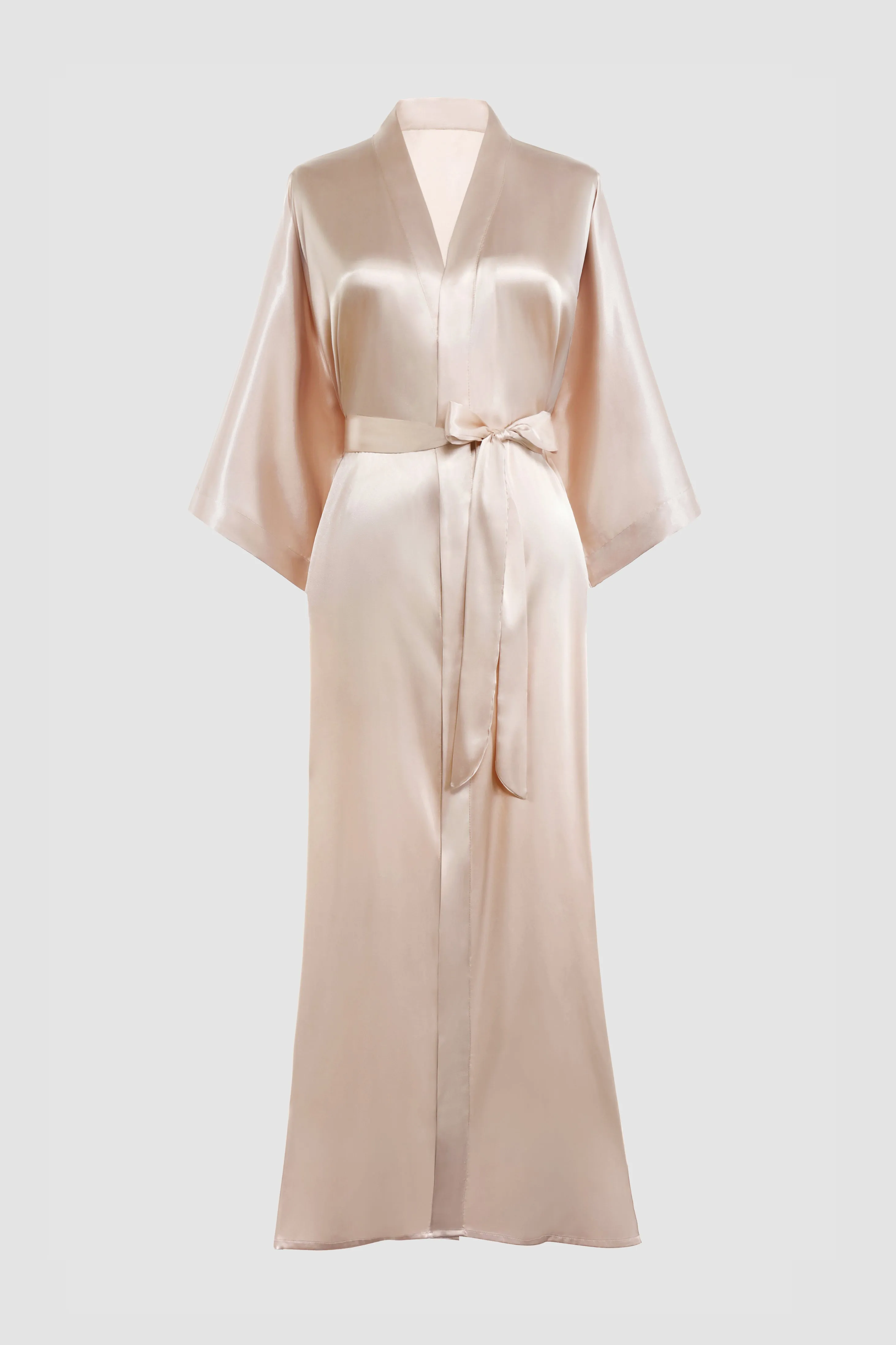 Glamour Satin Lounge Robe sold by BABEYOND product image thumbnail 4