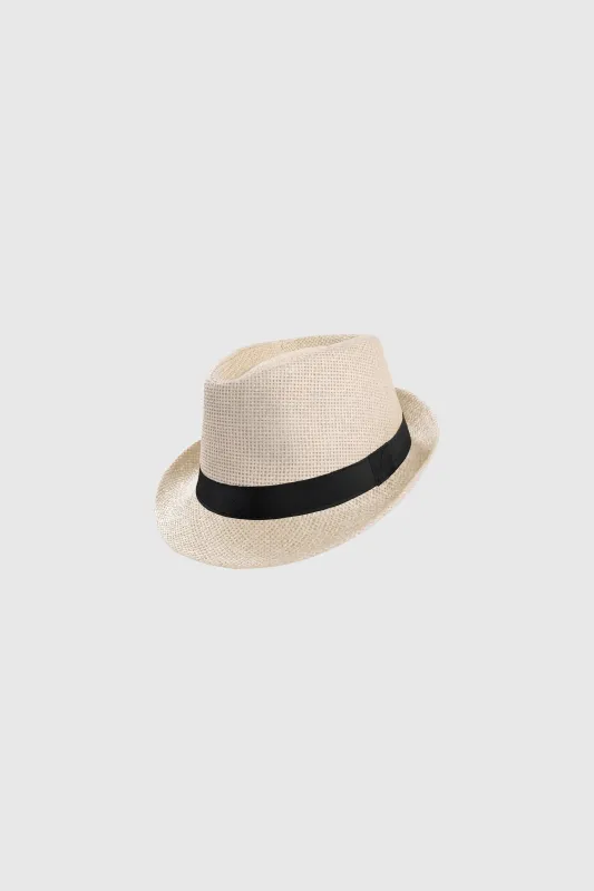 Gatsby Mens Ribbon Fedora Hat sold by BABEYOND