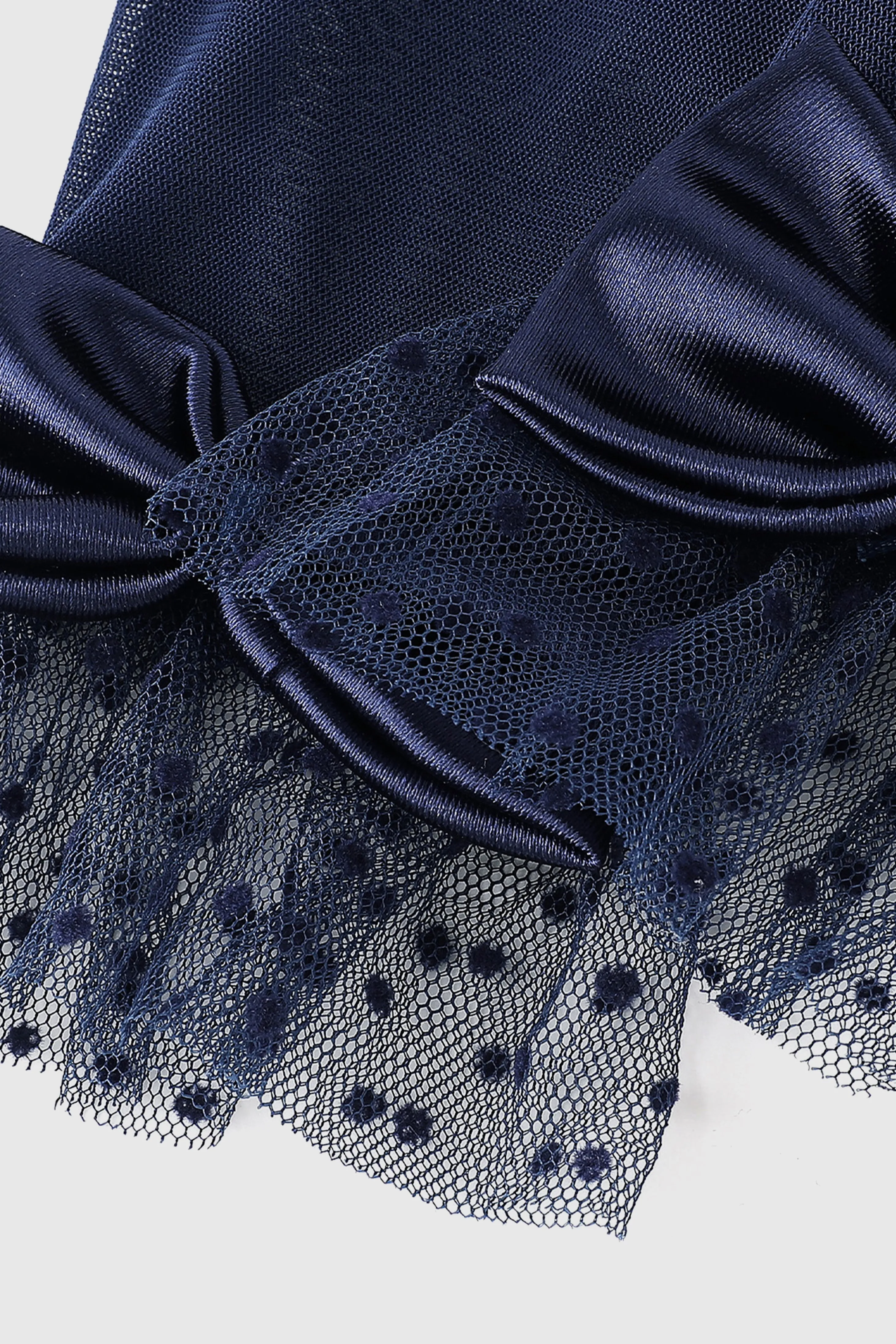 Vintage Polka Dot Bow Mesh Gloves sold by BABEYOND product image thumbnail 2