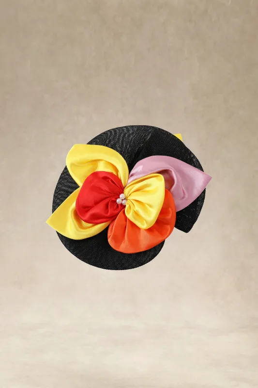 Colorburst Floral Party Fascinator sold by BABEYOND