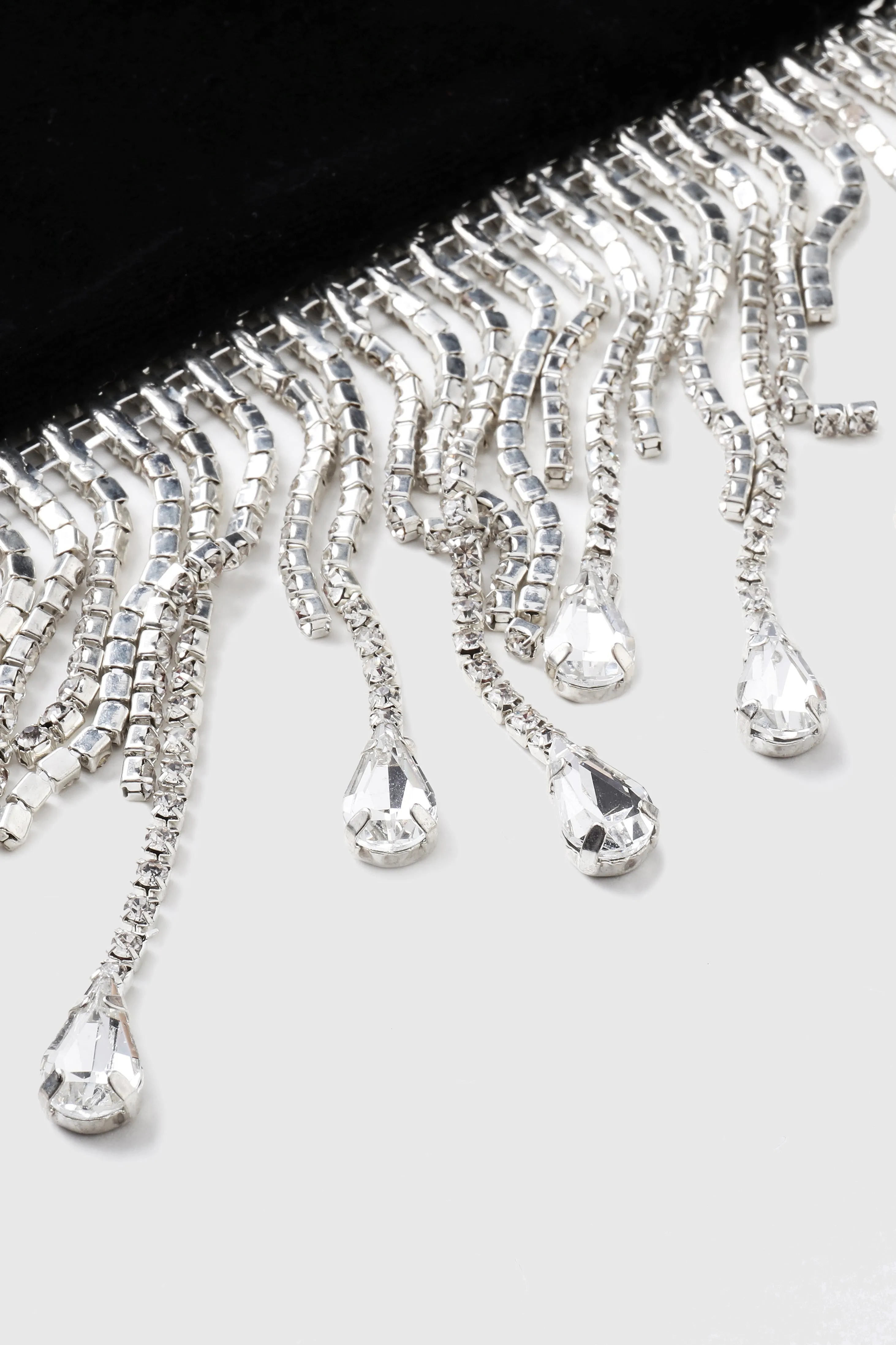 21.6" Velvet Stretchy Crystal Chain Gloves sold by BABEYOND product image thumbnail 2