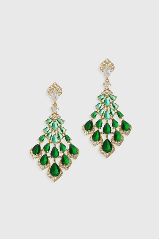 Vintage Cascade Teardrop Dangle Earrings sold by BABEYOND