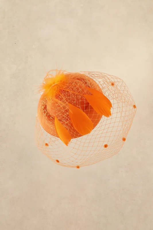 Classic Pillbox Veil Fascinator sold by BABEYOND