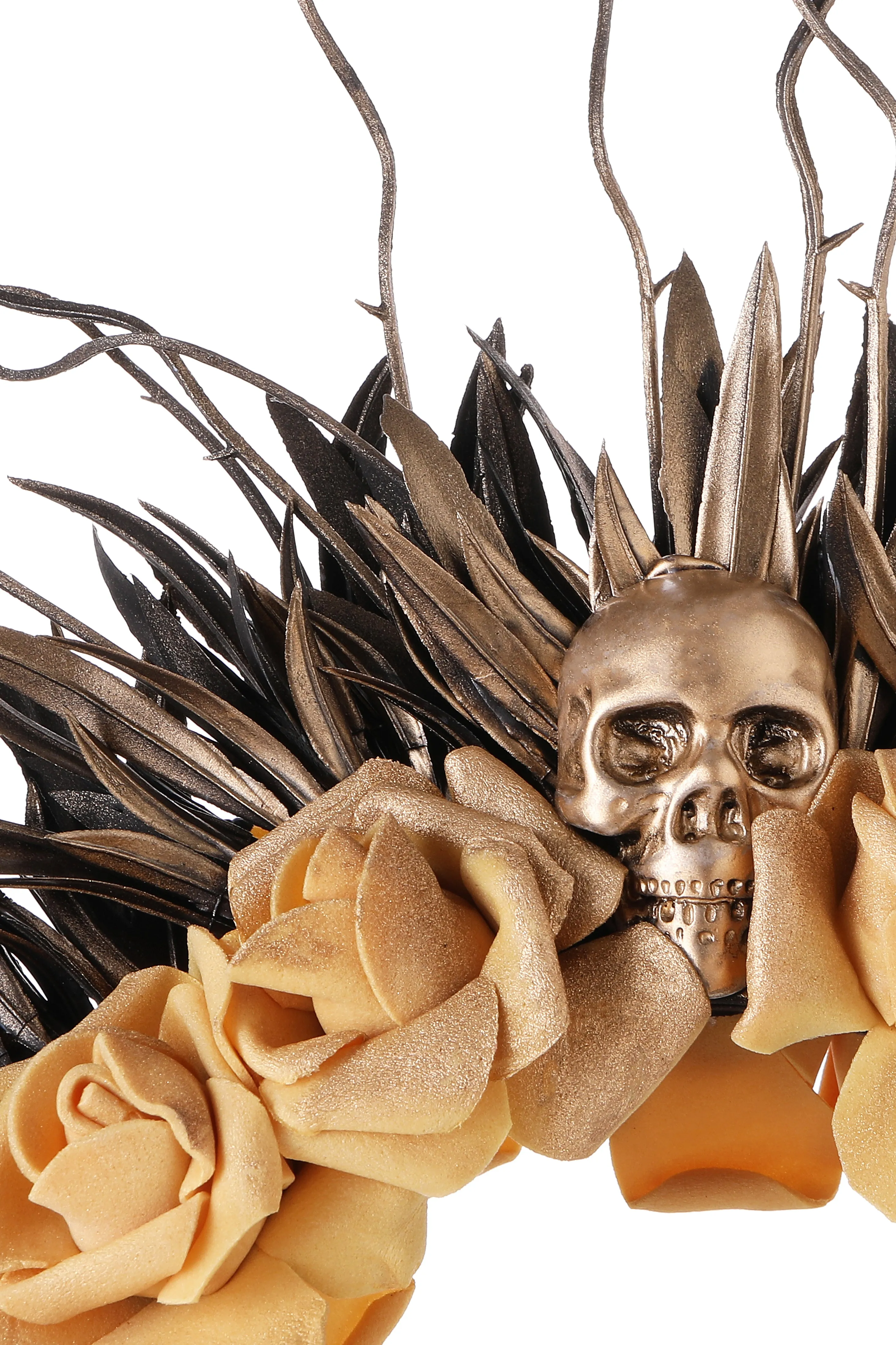 Gothic Roses Skull Halo Crown sold by BABEYOND product image thumbnail 5