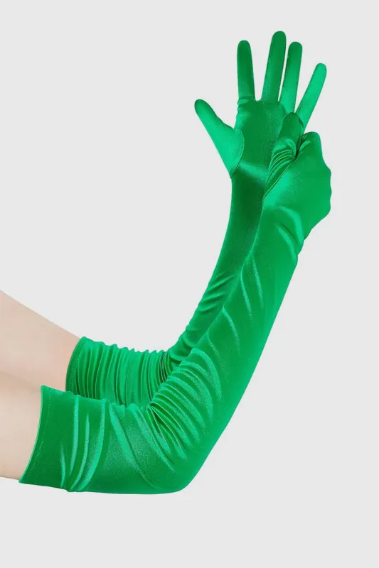 27.6" Long Satin Stretchy Party Gloves sold by BABEYOND