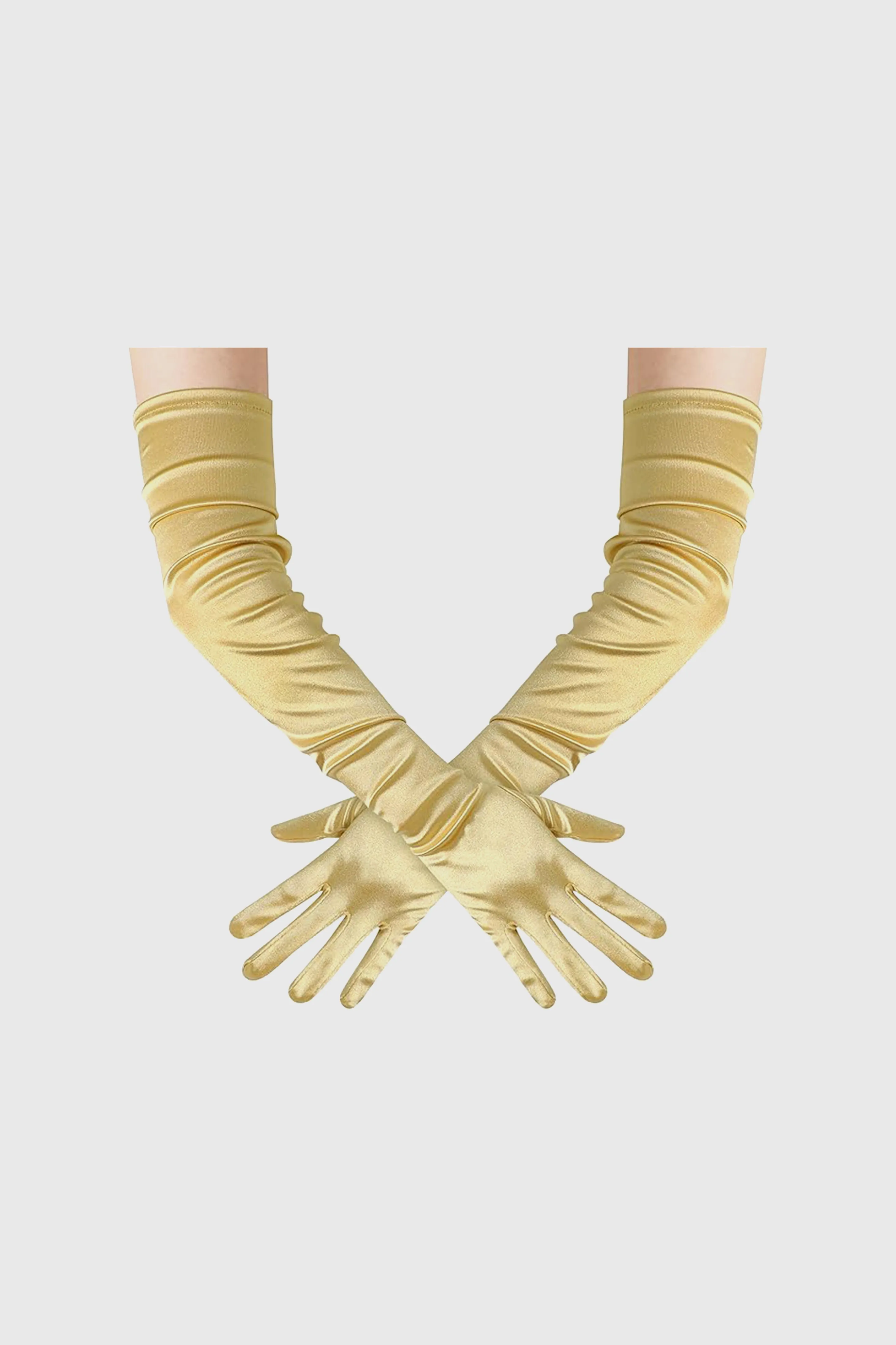 27.6" Long Satin Stretchy Party Gloves sold by BABEYOND product image thumbnail 5