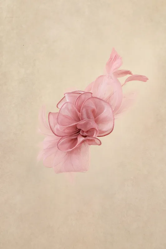 Romantic Tulle Feather Fascinator made by BABEYOND