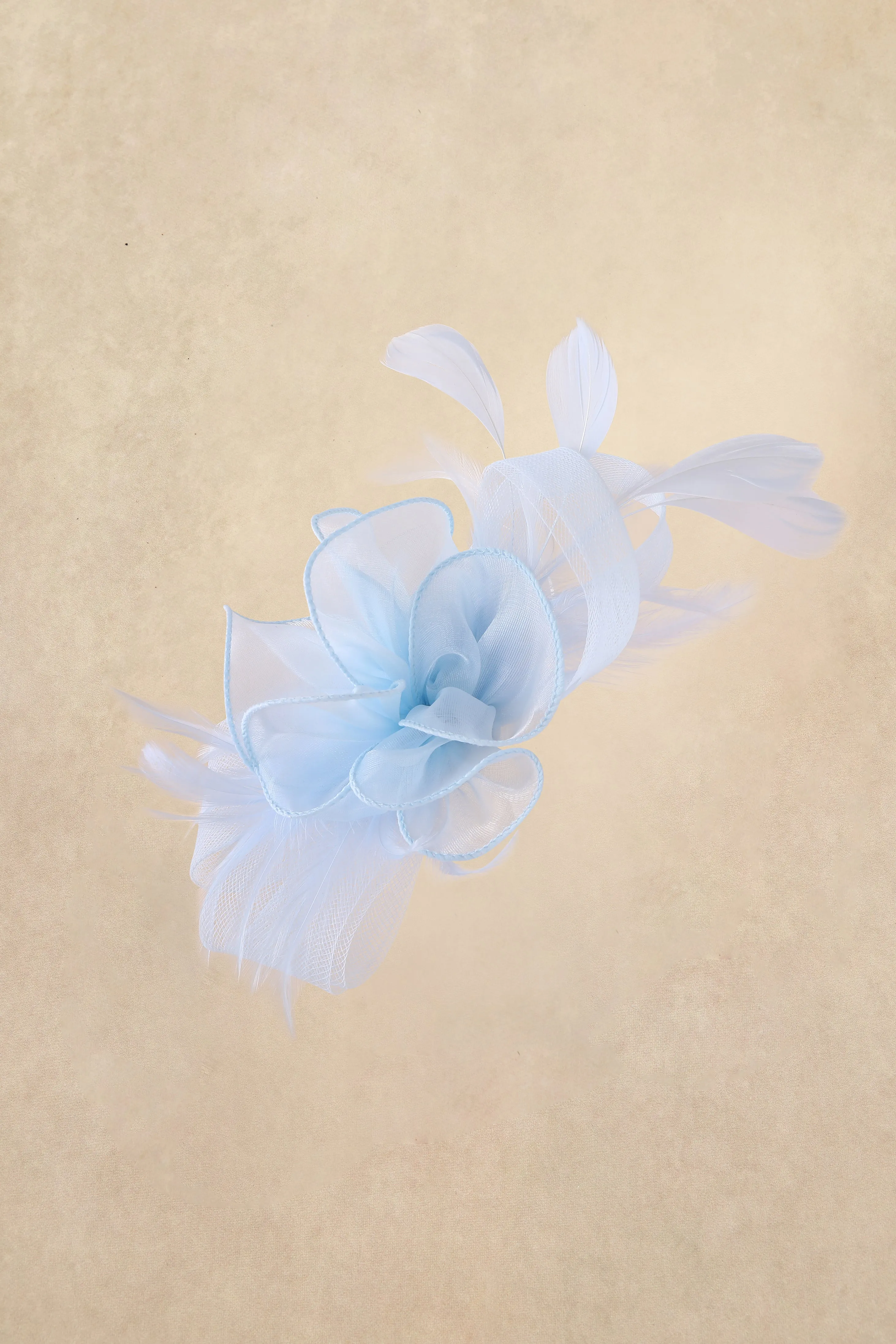 Romantic Tulle Feather Fascinator sold by BABEYOND product image thumbnail 5