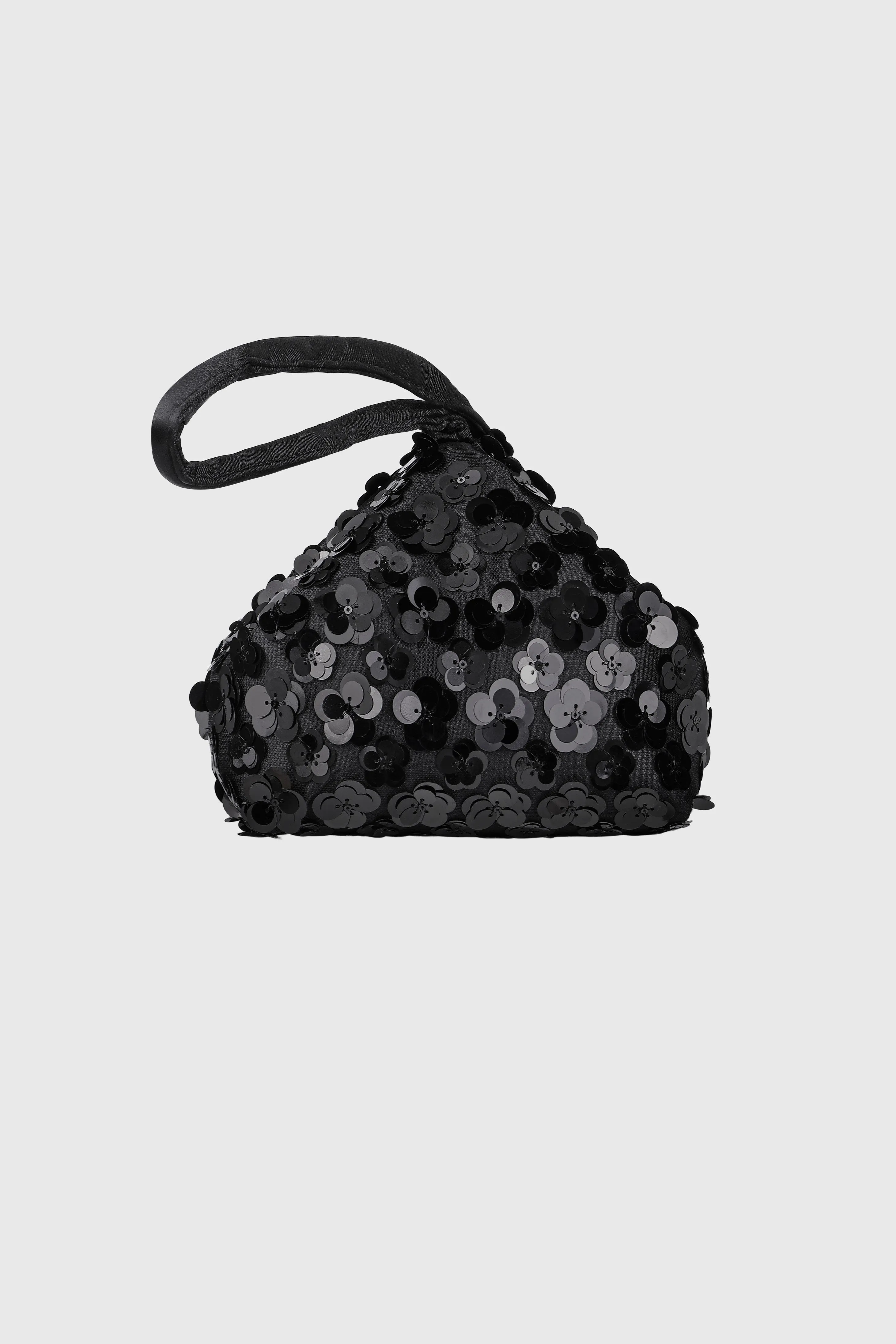 Glitter Sequin Floral Wristlet Clutch sold by BABEYOND