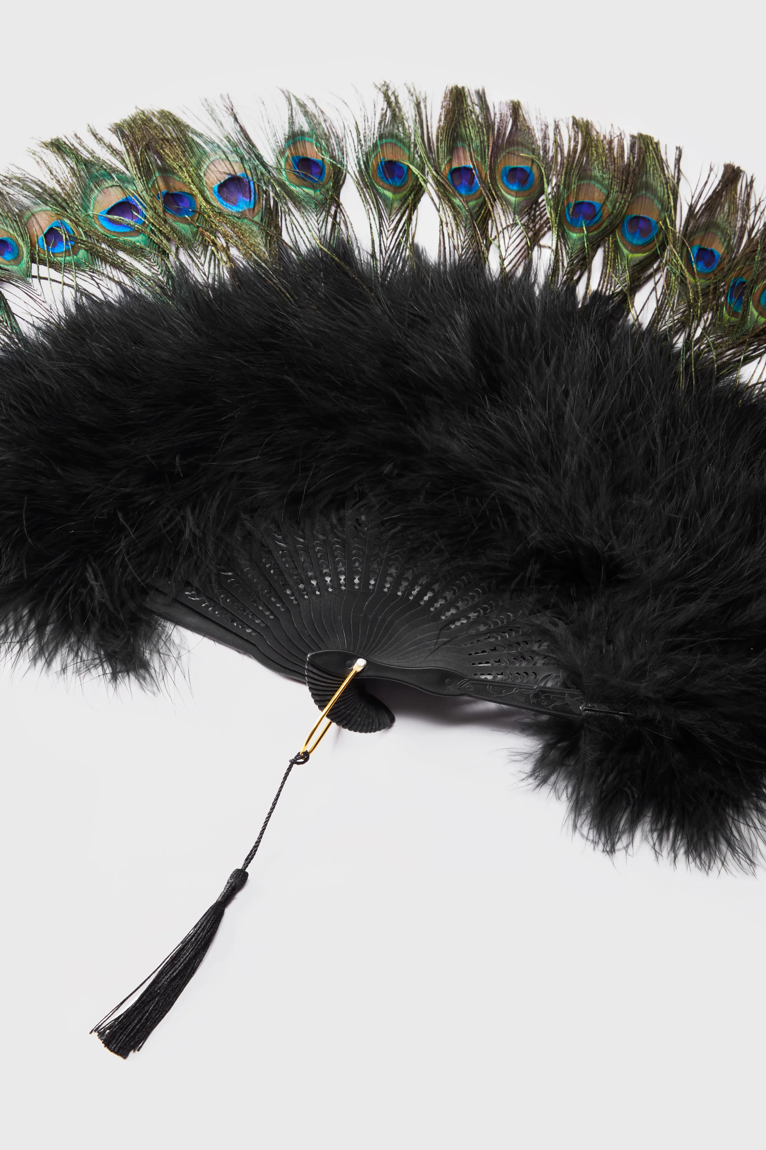 Roaring 1920s Marabou Feather Fan sold by BABEYOND product image thumbnail 2