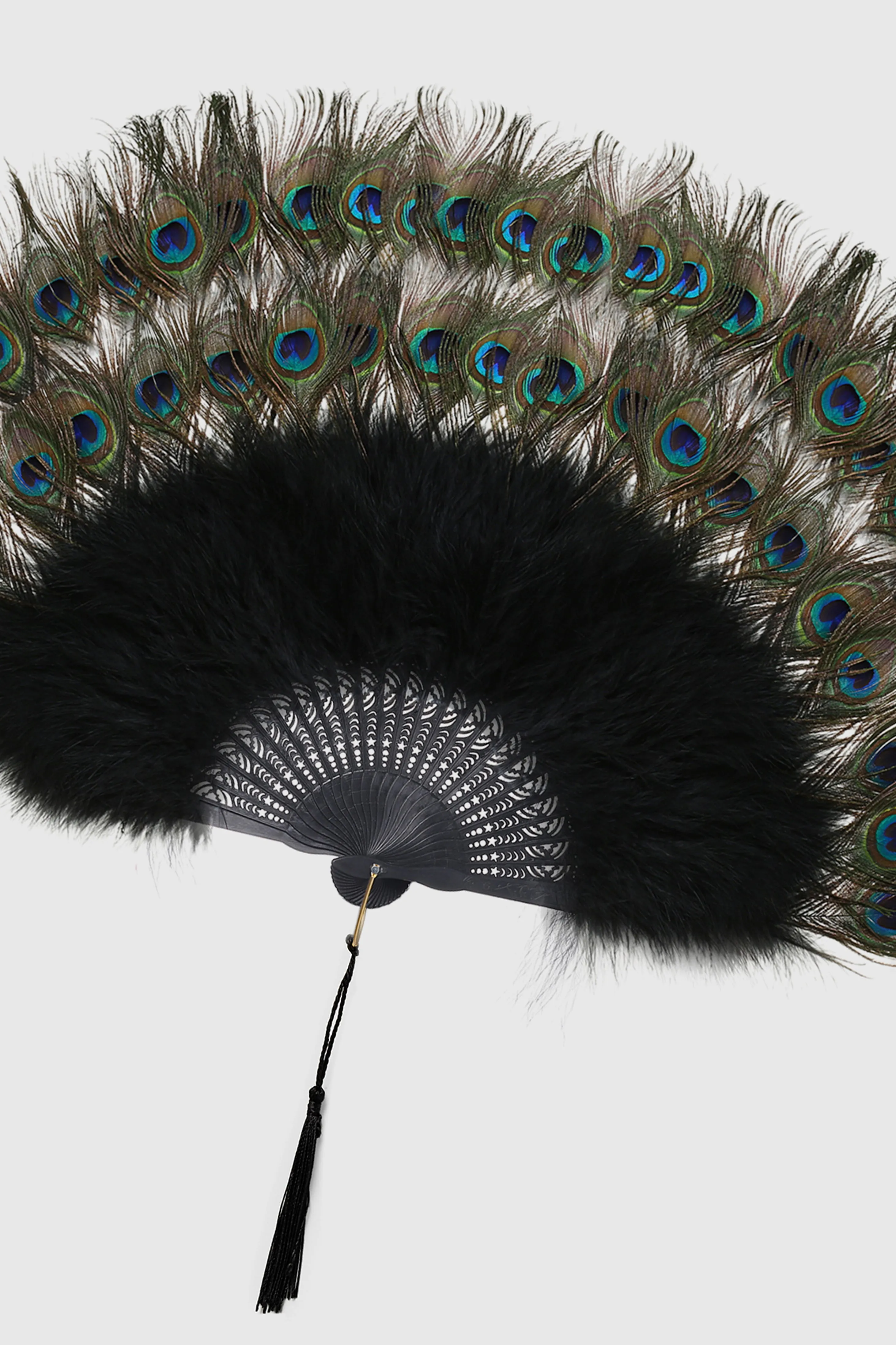 Roaring 1920s Marabou Feather Fan sold by BABEYOND product image thumbnail 4