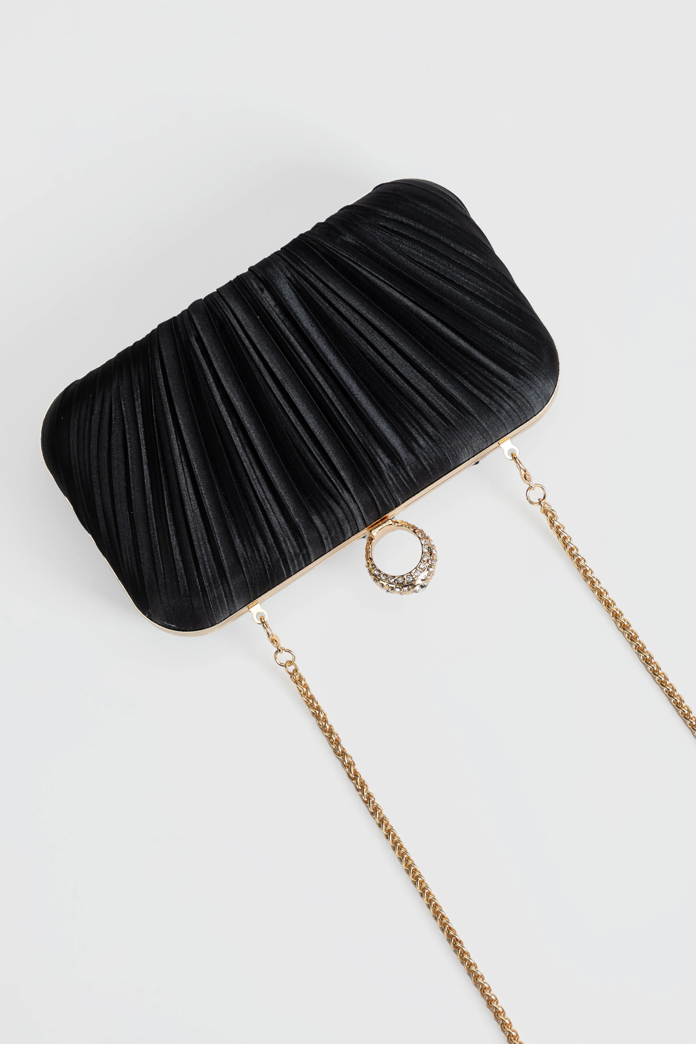 Exquisite Satin Pleated Evening Clutch Purse sold by BABEYOND product image thumbnail 4