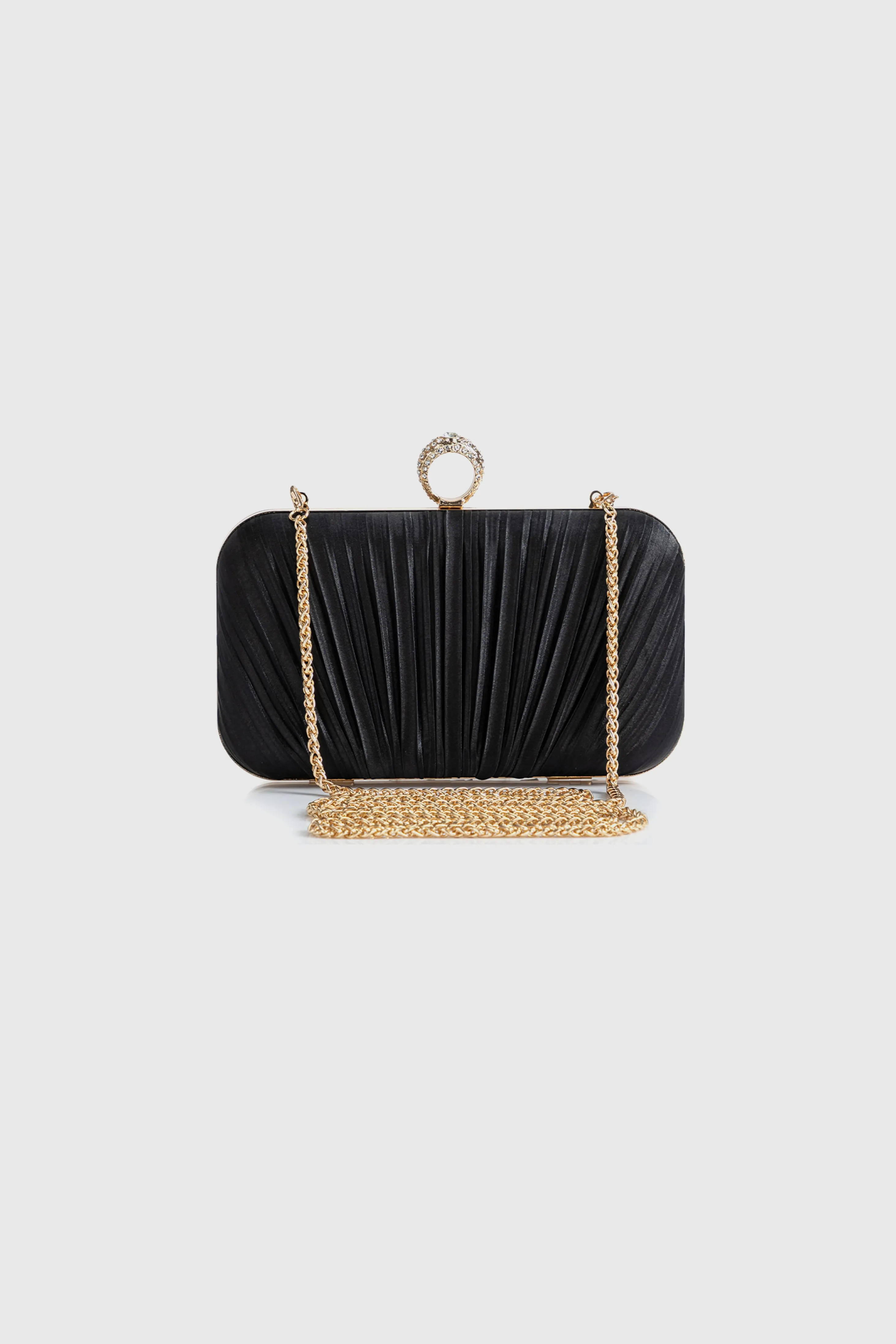 Exquisite Satin Pleated Evening Clutch Purse sold by BABEYOND