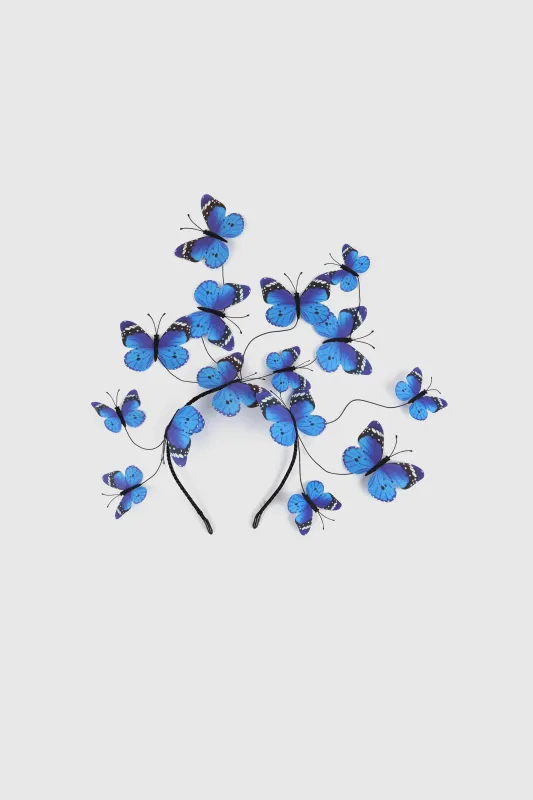 Whimsical Soaring Butterfly Headband made by BABEYOND