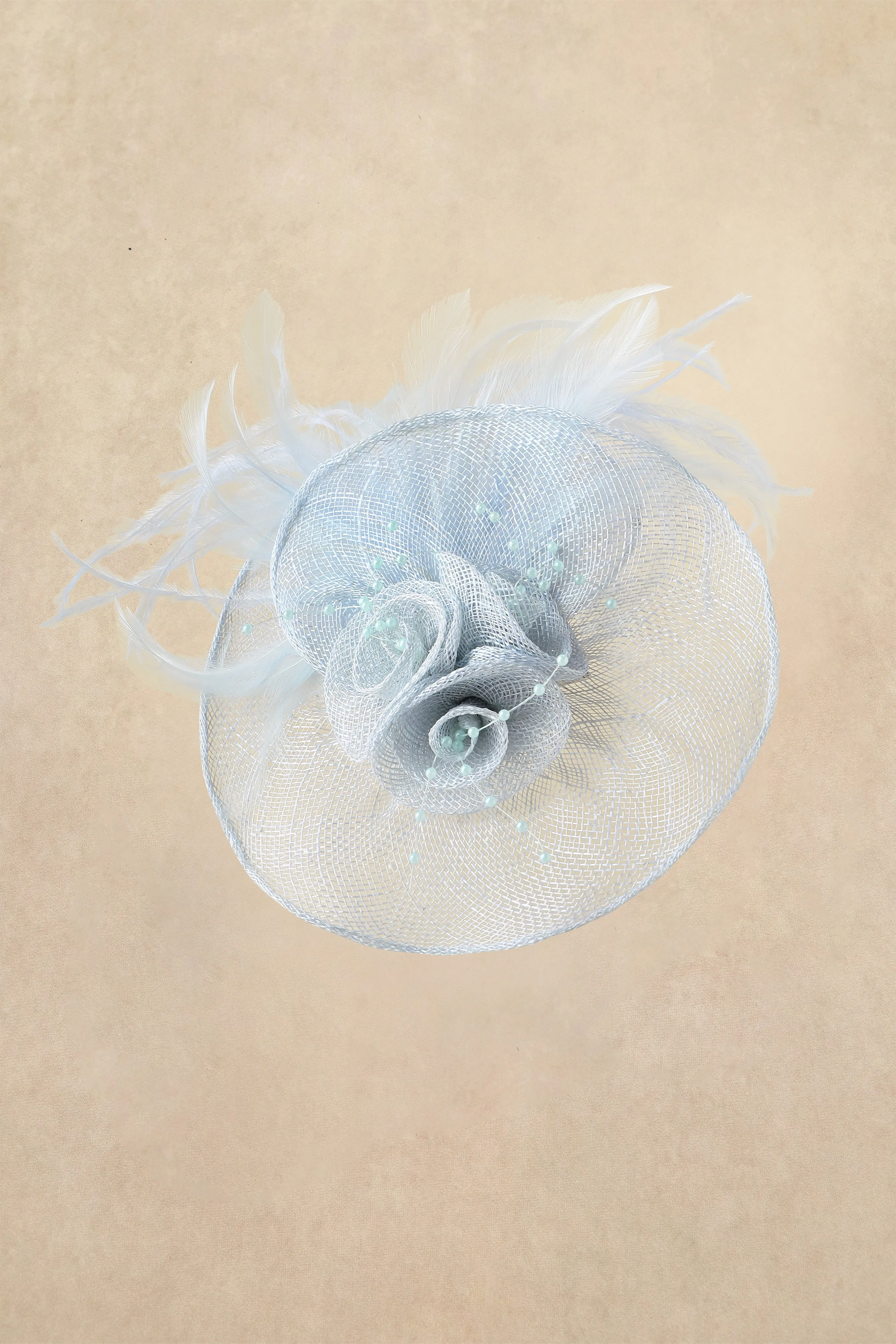 Floral Mesh Feather Derby Fascinator sold by BABEYOND product image thumbnail 5