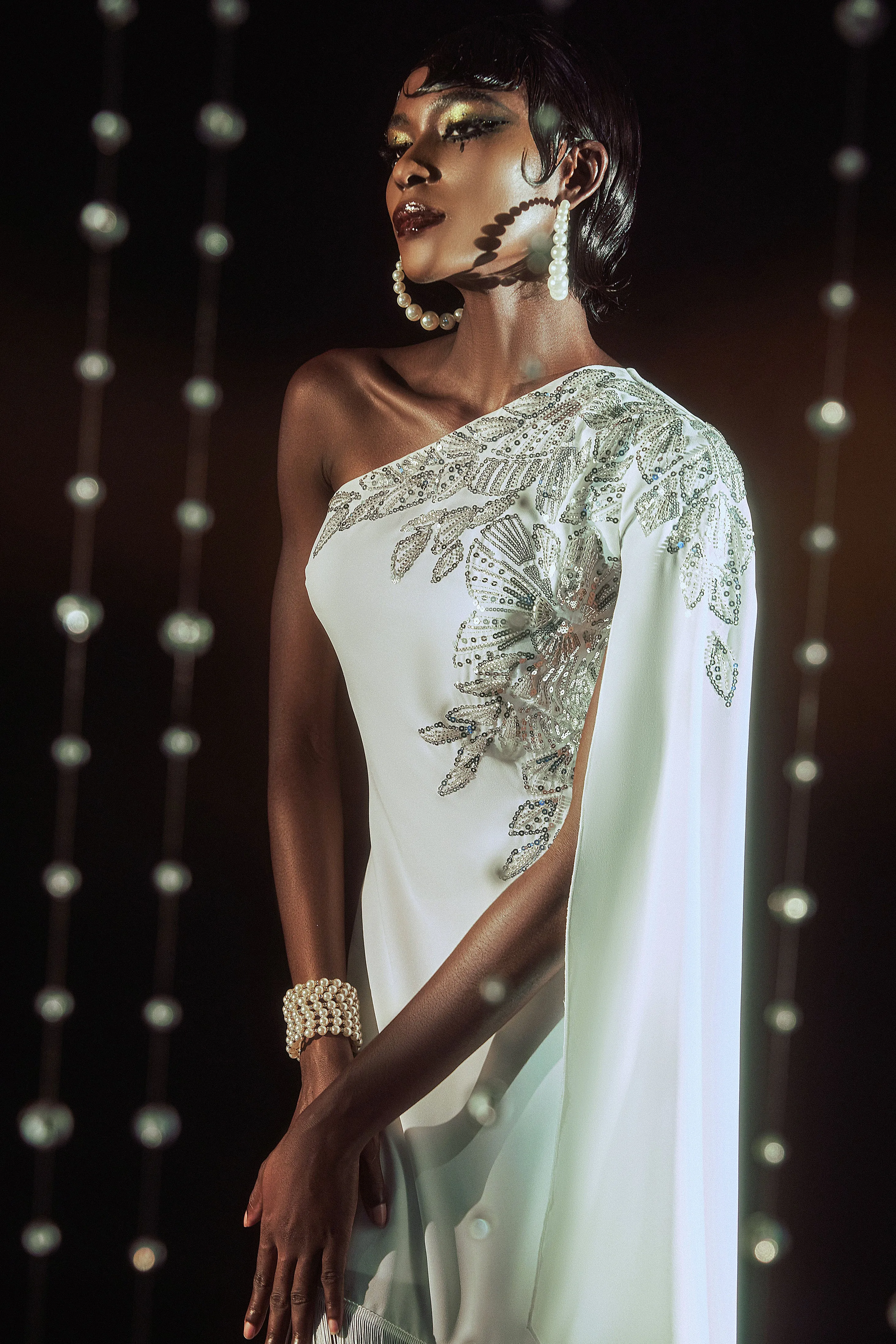 Adjustable Multi Strand Pearl Bracelet sold by BABEYOND product image thumbnail 3