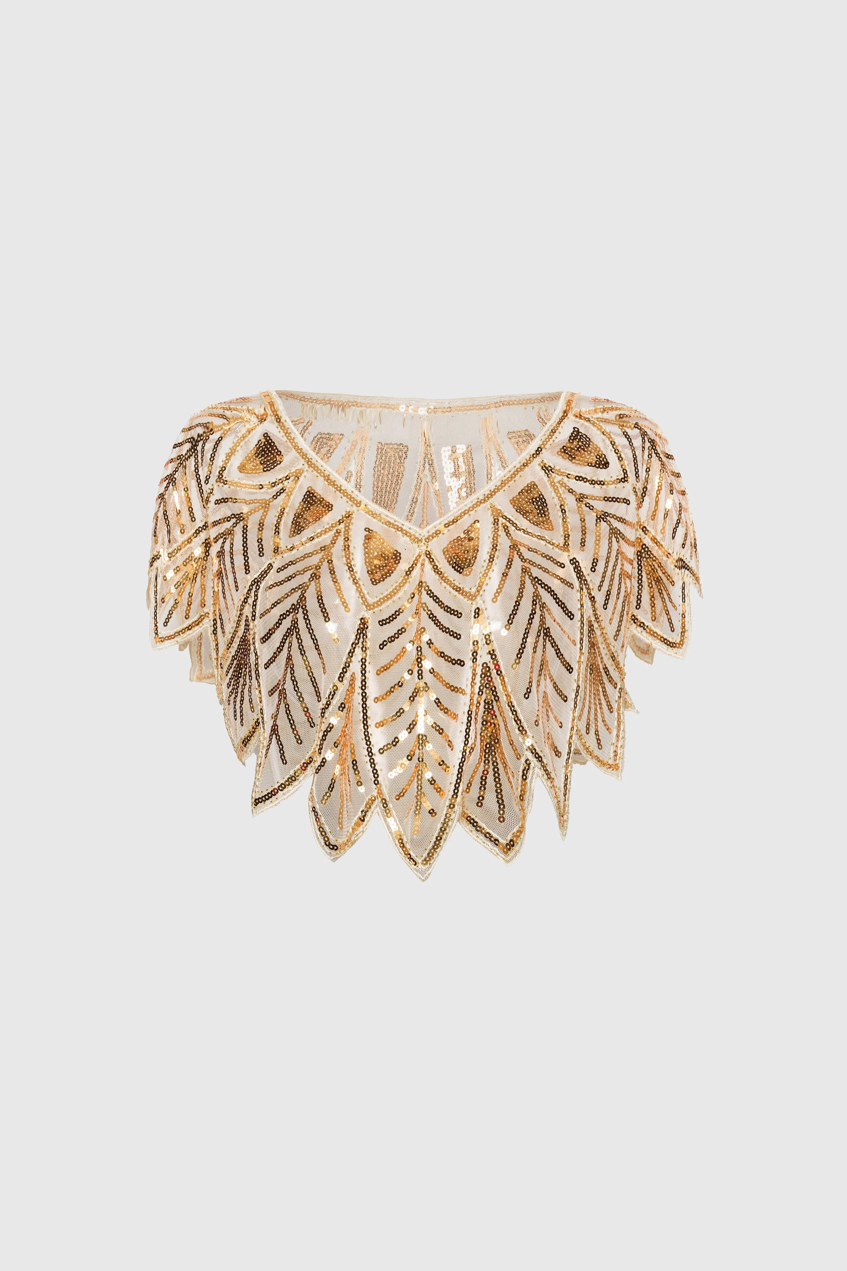 1920s Sequin Gatsby Flapper Shawl sold by BABEYOND product image thumbnail 5