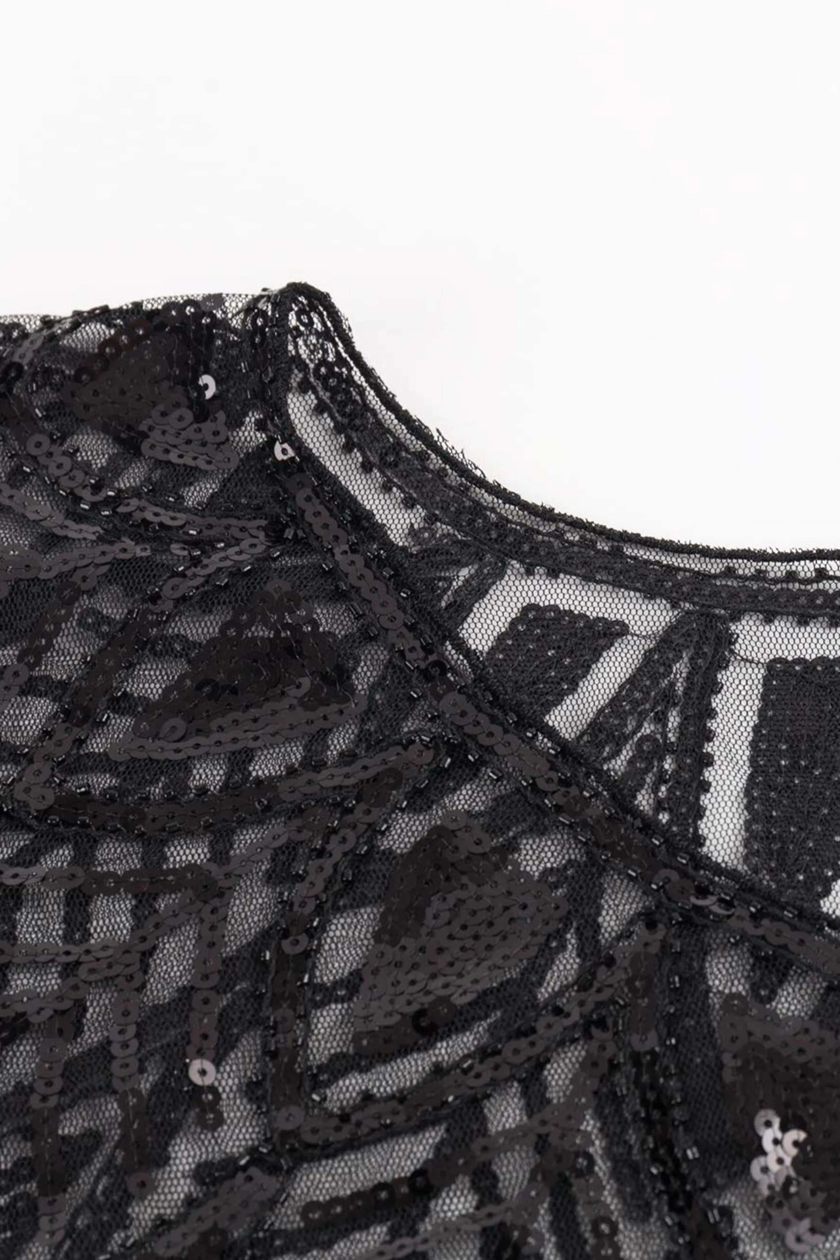 1920s Sequin Gatsby Flapper Shawl sold by BABEYOND product image thumbnail 4