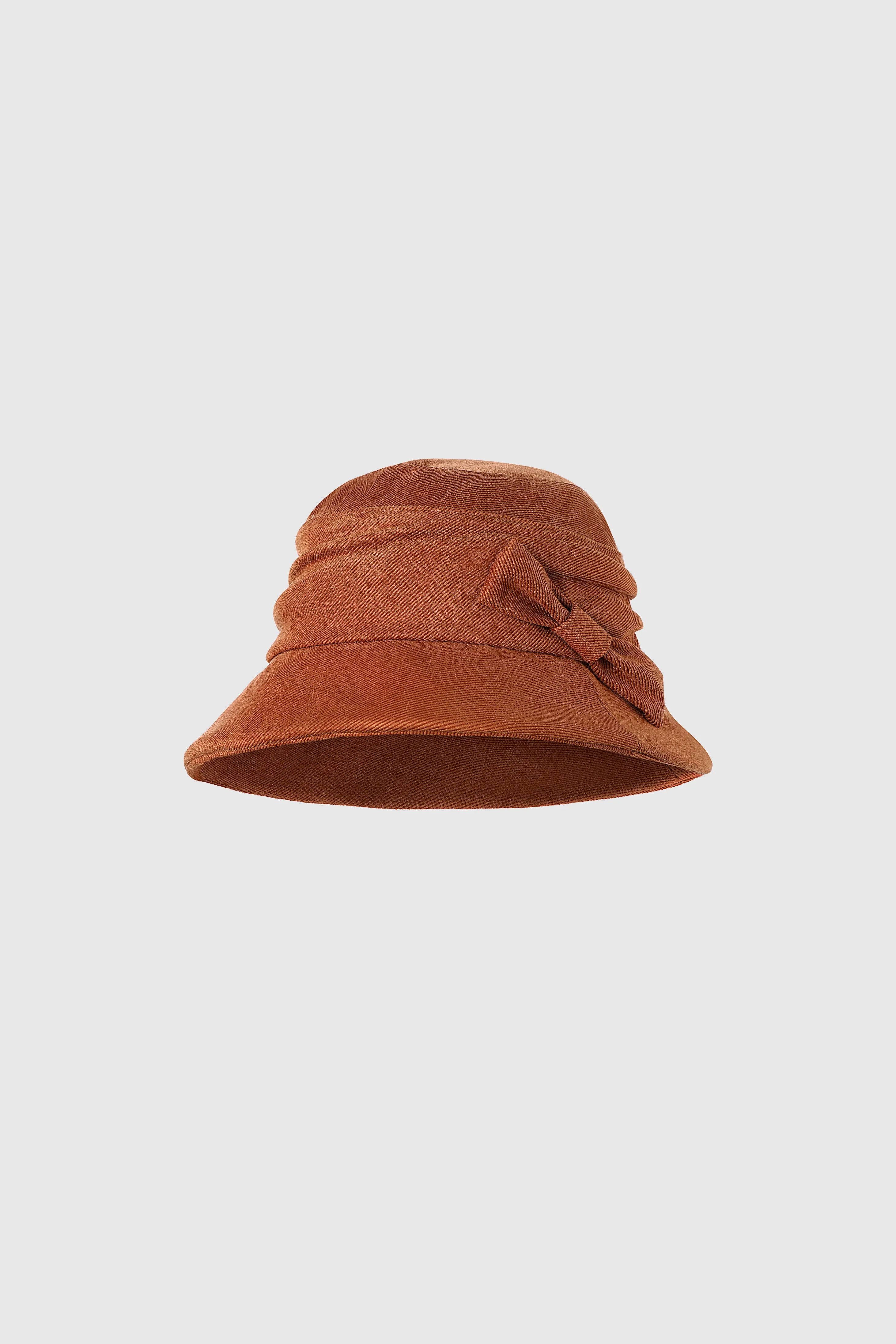 Bow-Trimmed Wide Brim Bucket Hat sold by BABEYOND