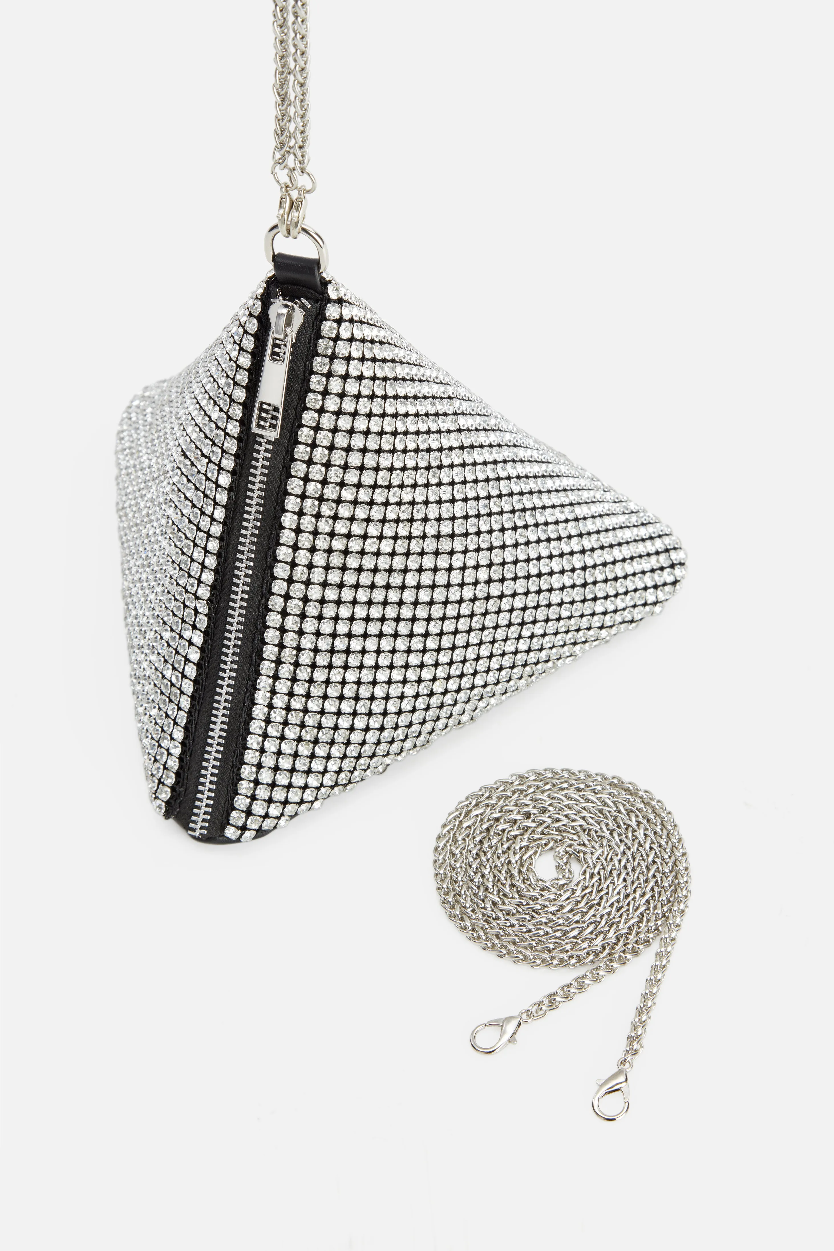 Triangle Rhinestone Evening Purse sold by BABEYOND product image thumbnail 2